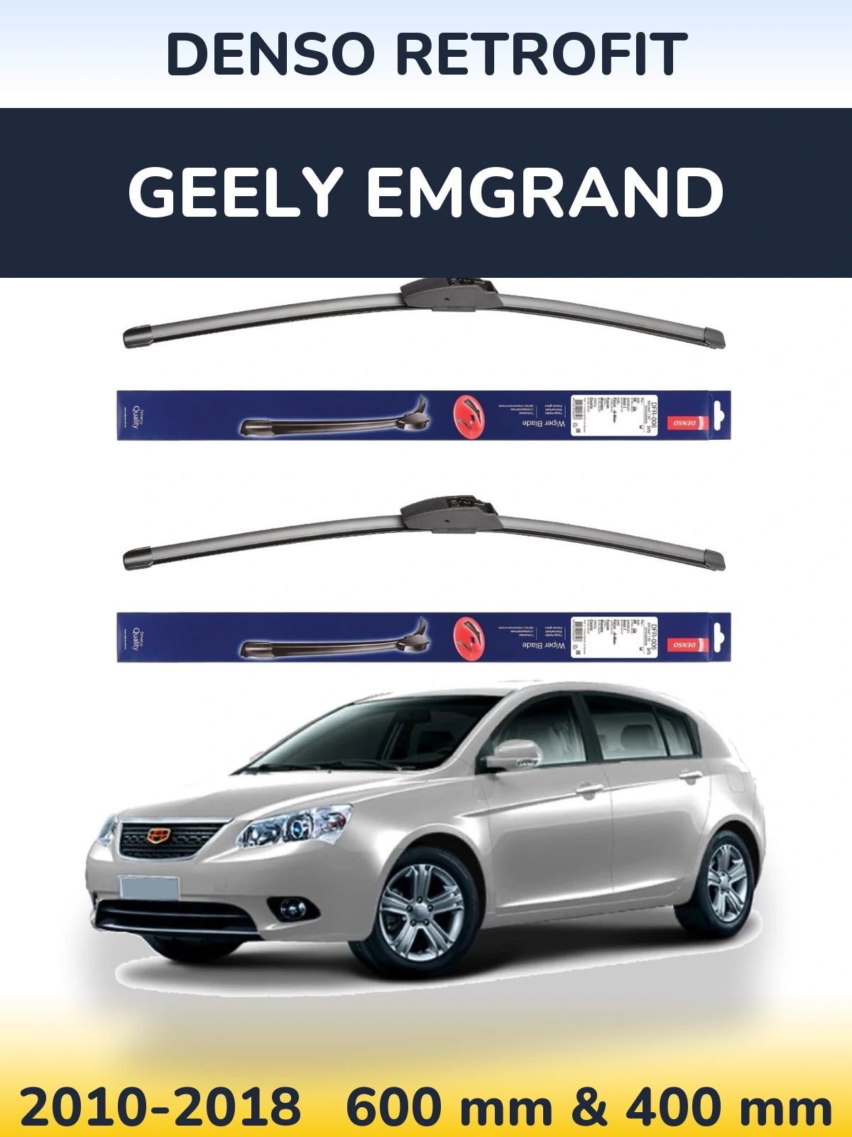 Torkarblad Denso Retrofit för Geely Emgrand