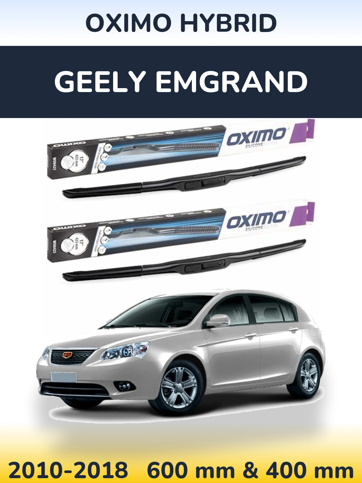 Torkarblad Oximo Hybrid för Geely Emgrand