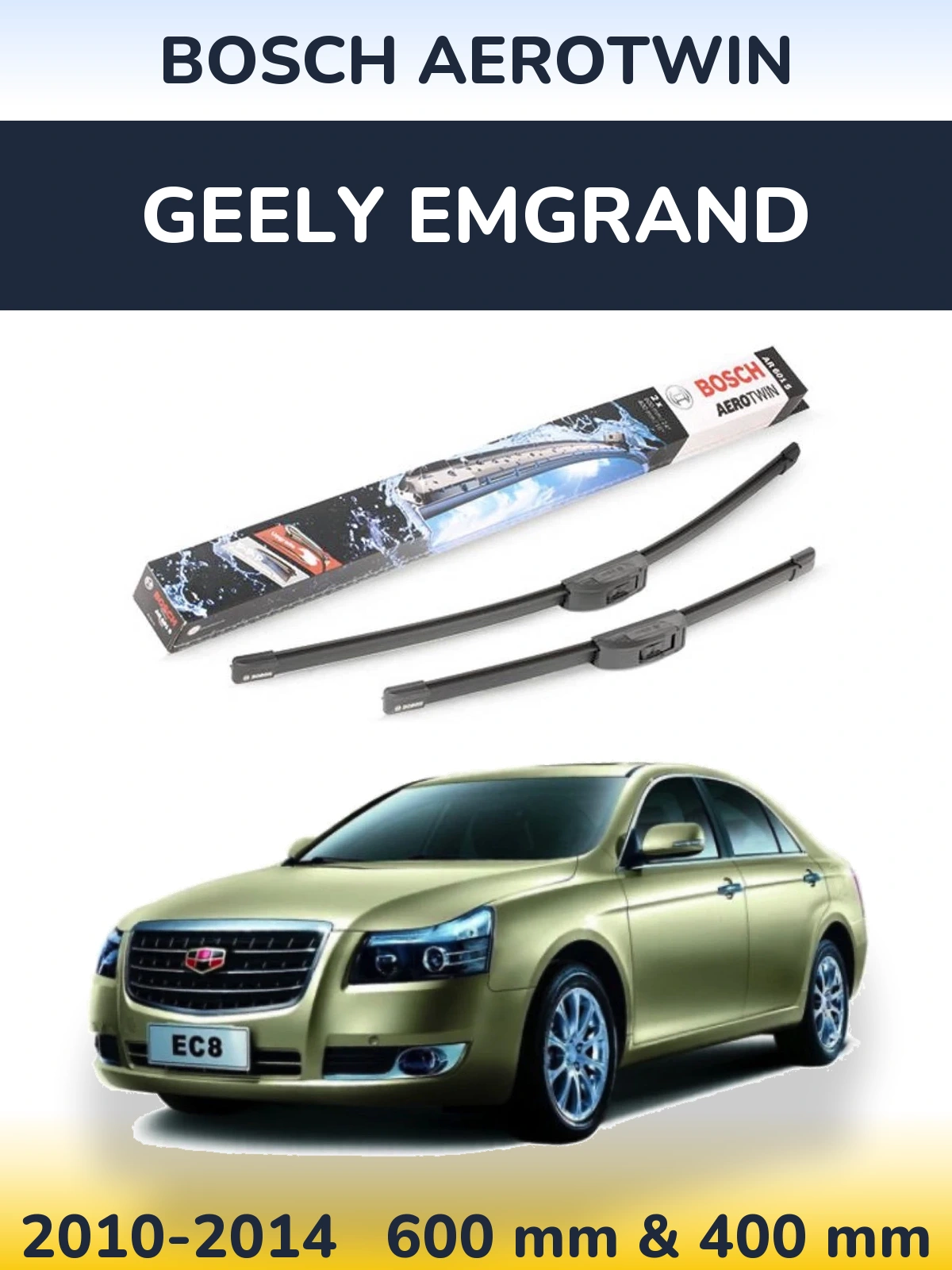 Torkarblad BOSCH AeroTwin för Geely Emgrand
