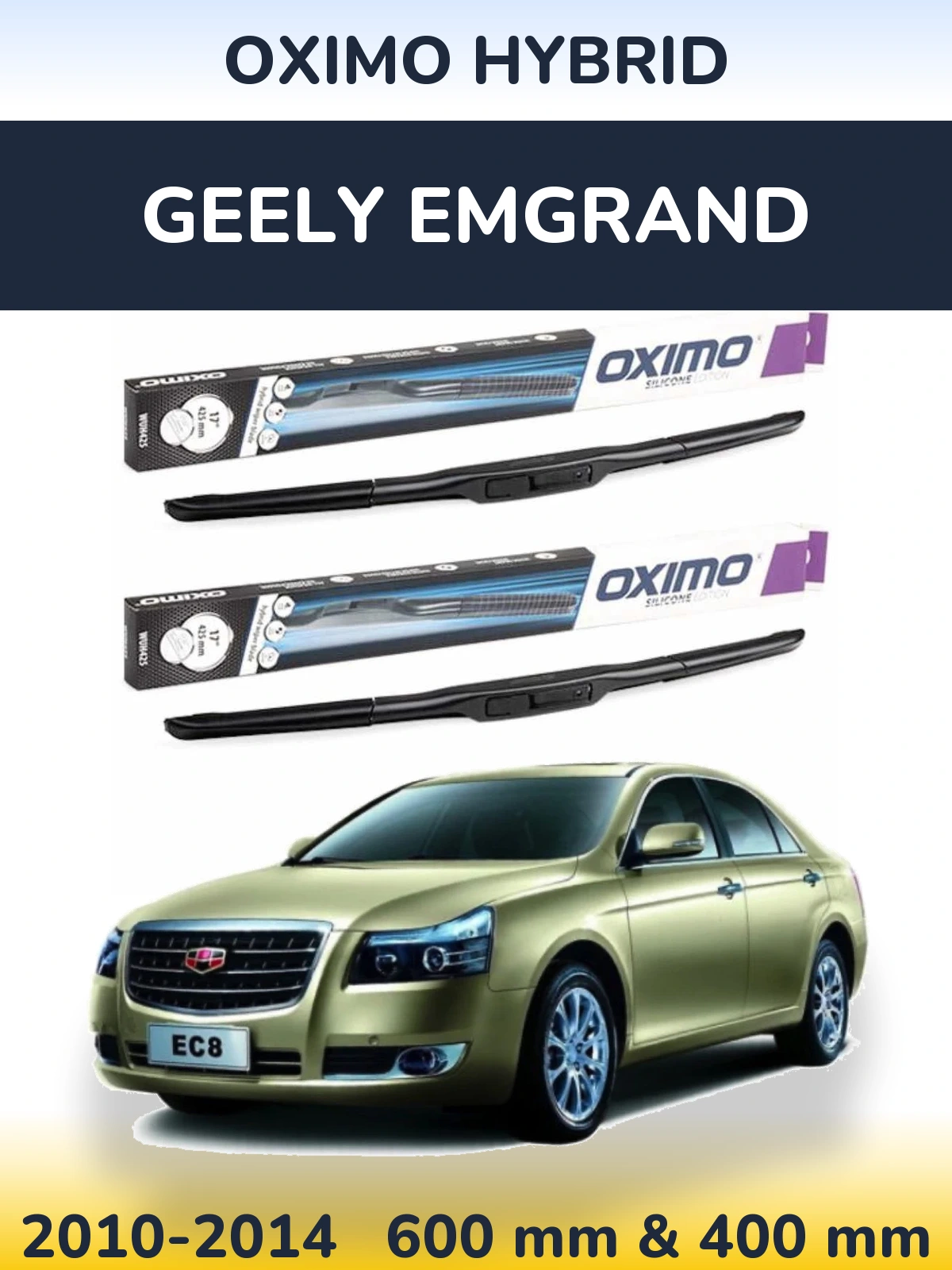 Torkarblad Oximo Hybrid för Geely Emgrand