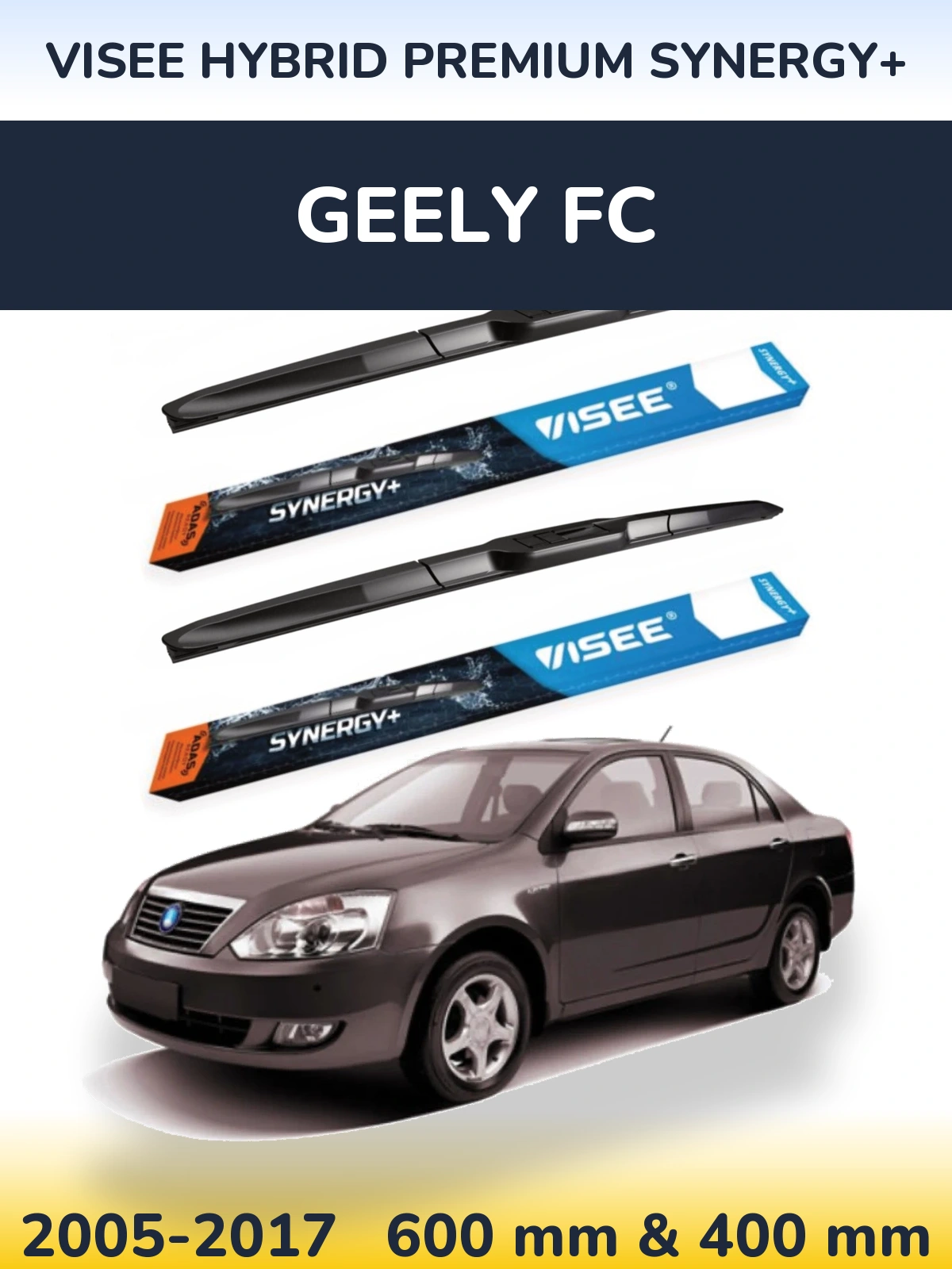 Torkarblad VISEE HYBRID PREMIUM SYNERGY+ för Geely FC