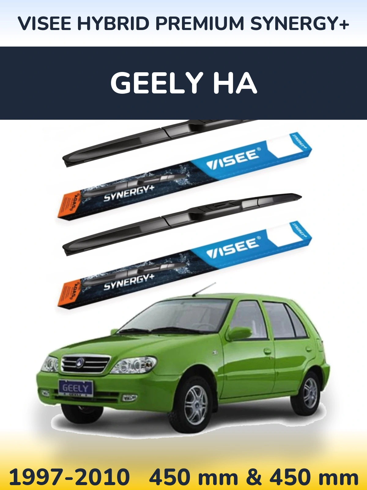 Torkarblad VISEE HYBRID PREMIUM SYNERGY+ för Geely HA