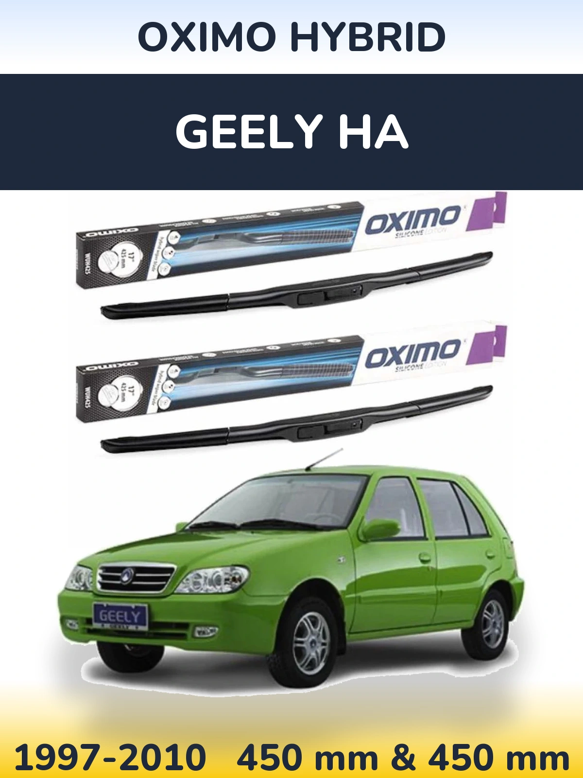 Torkarblad Oximo Hybrid för Geely HA