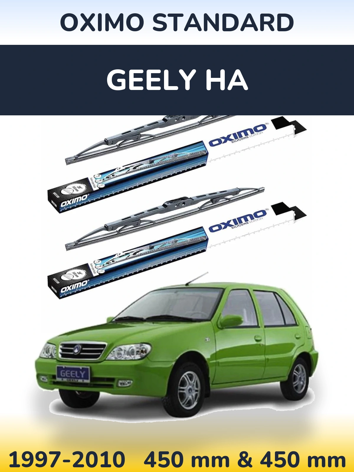 Torkarblad Oximo Standard för Geely HA