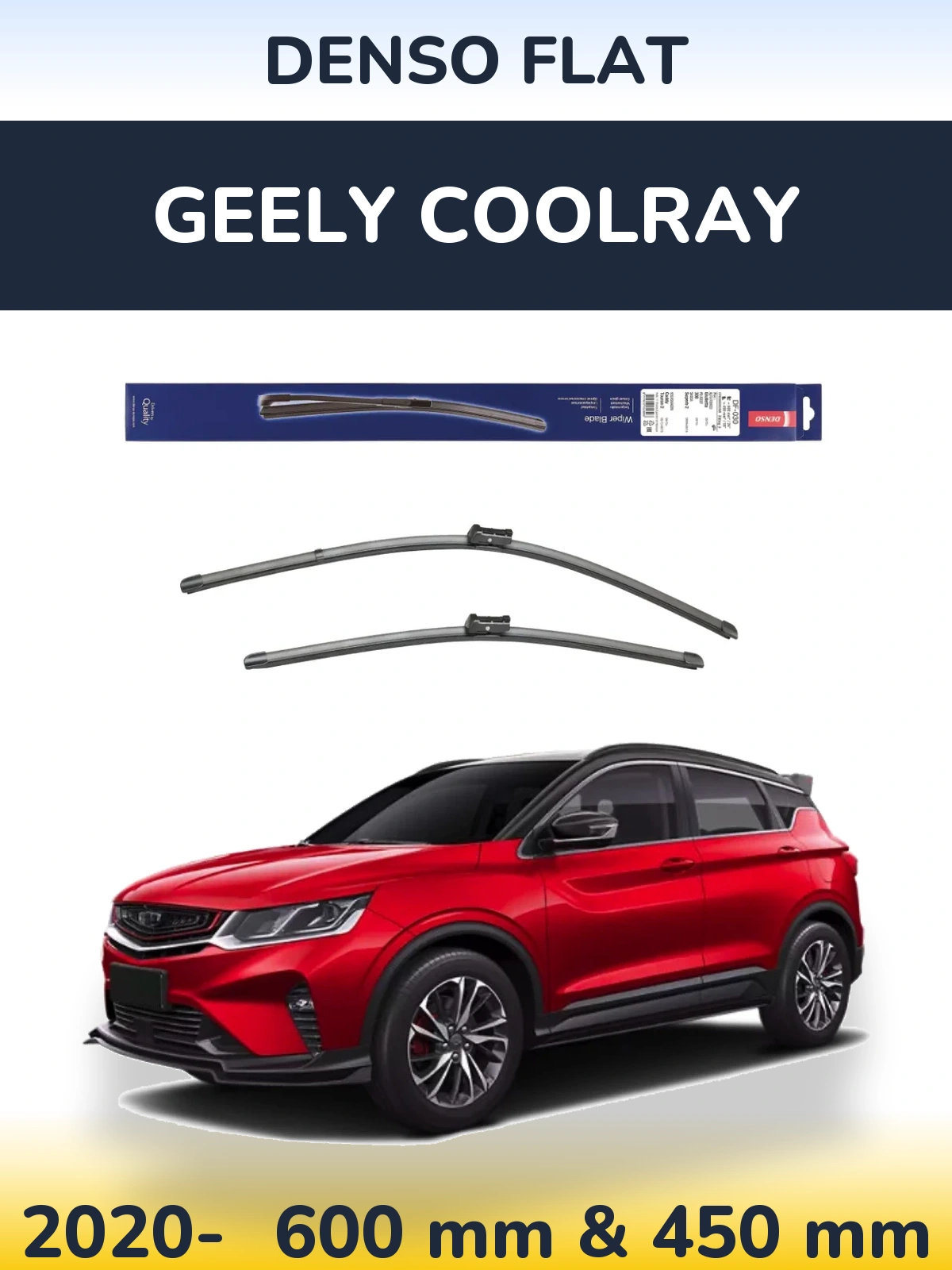 Torkarblad Denso Flat för Geely Coolray