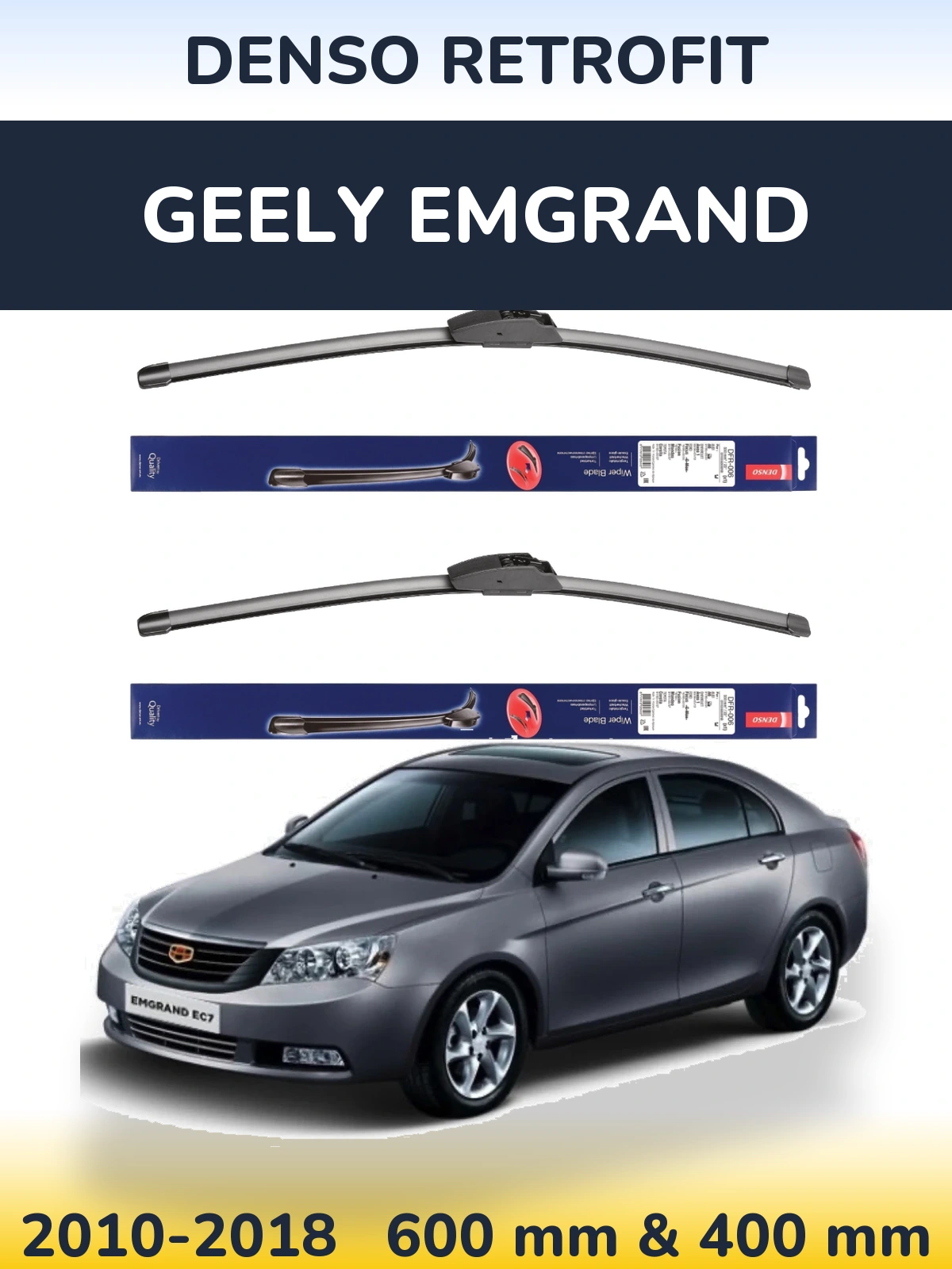 Torkarblad Denso Retrofit för Geely Emgrand