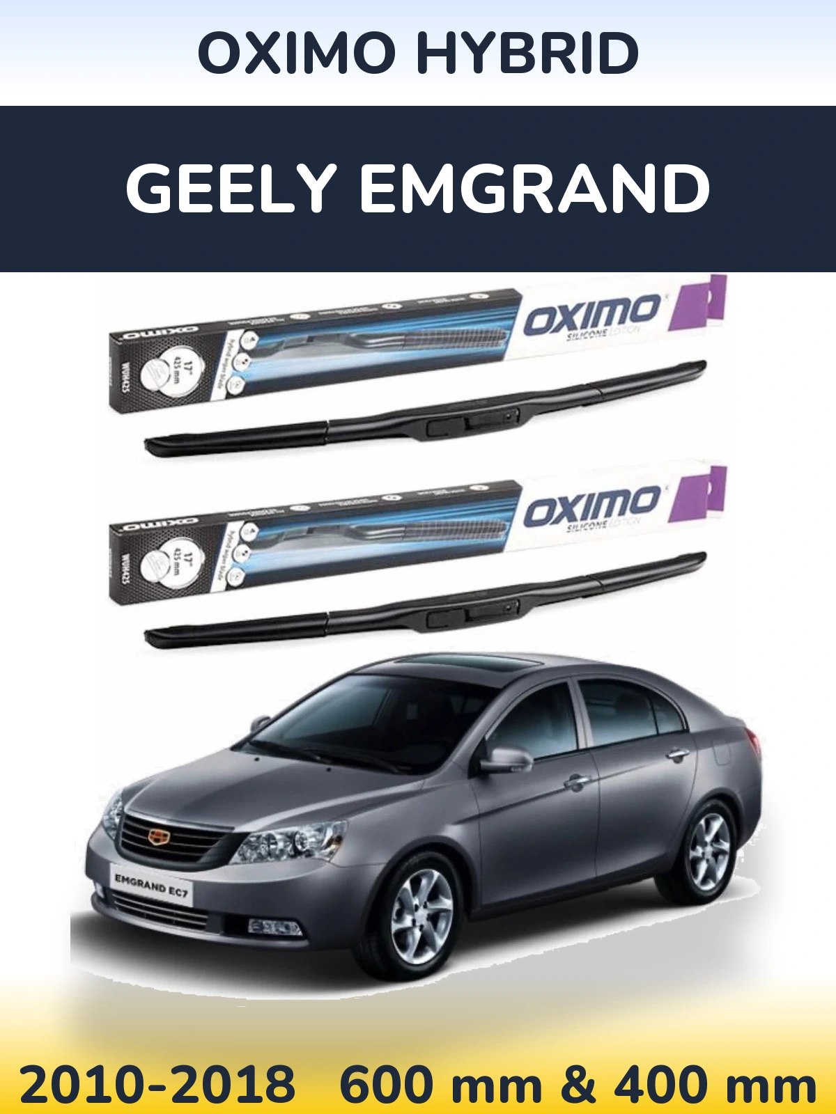 Torkarblad Oximo Hybrid för Geely Emgrand