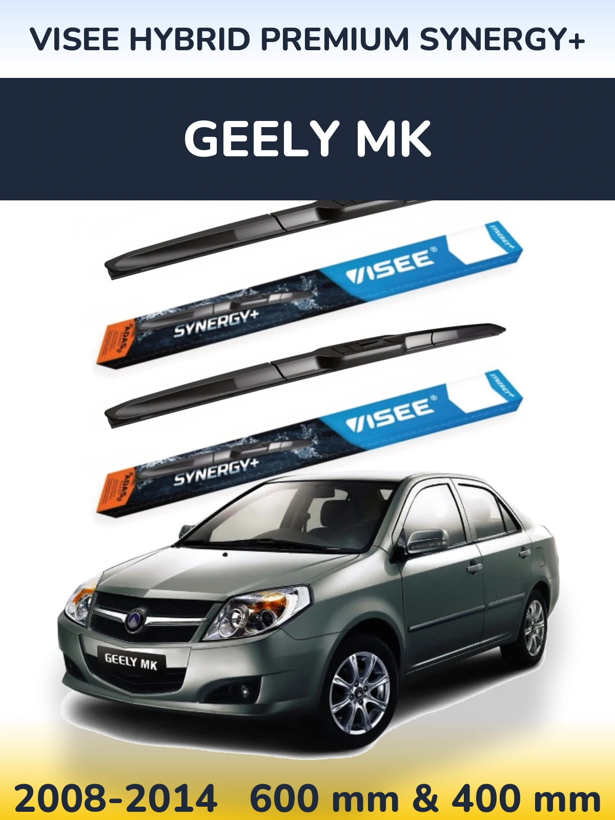 Torkarblad VISEE HYBRID PREMIUM SYNERGY+ för Geely MK