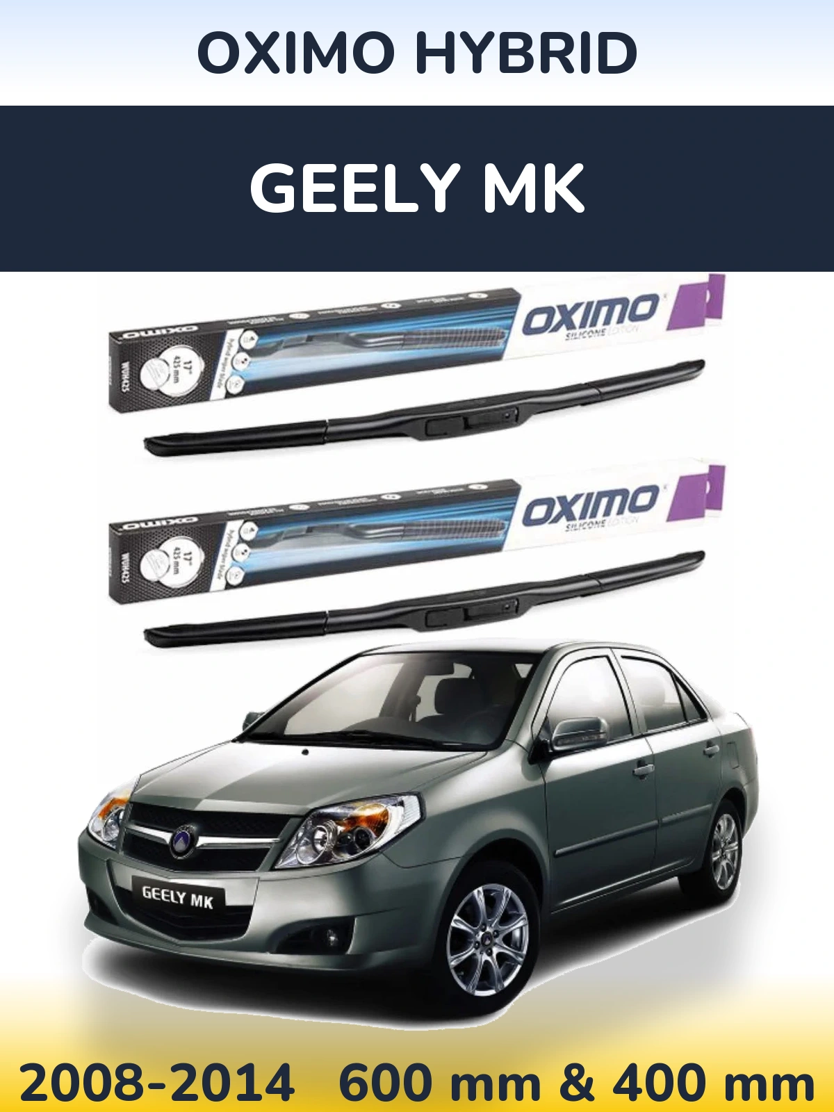 Torkarblad Oximo Hybrid för Geely MK