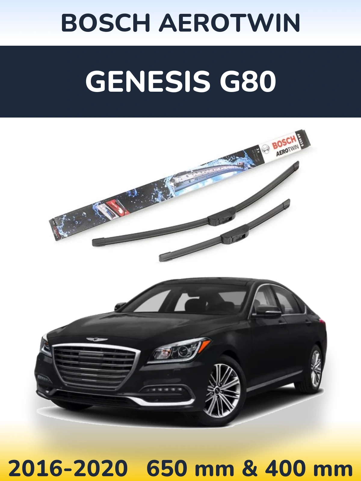 Torkarblad BOSCH AeroTwin för Genesis G80
