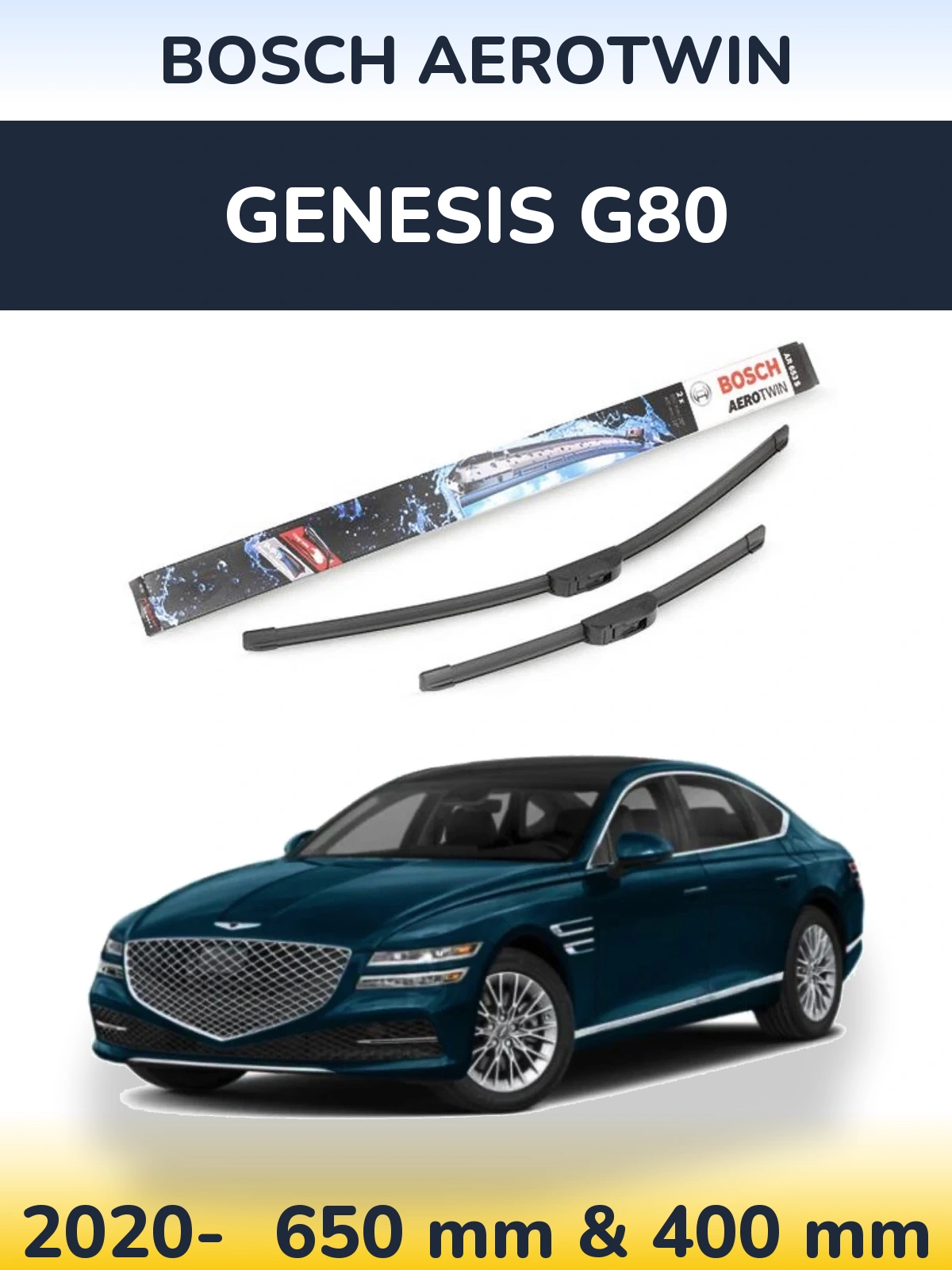 Torkarblad BOSCH AeroTwin för Genesis G80