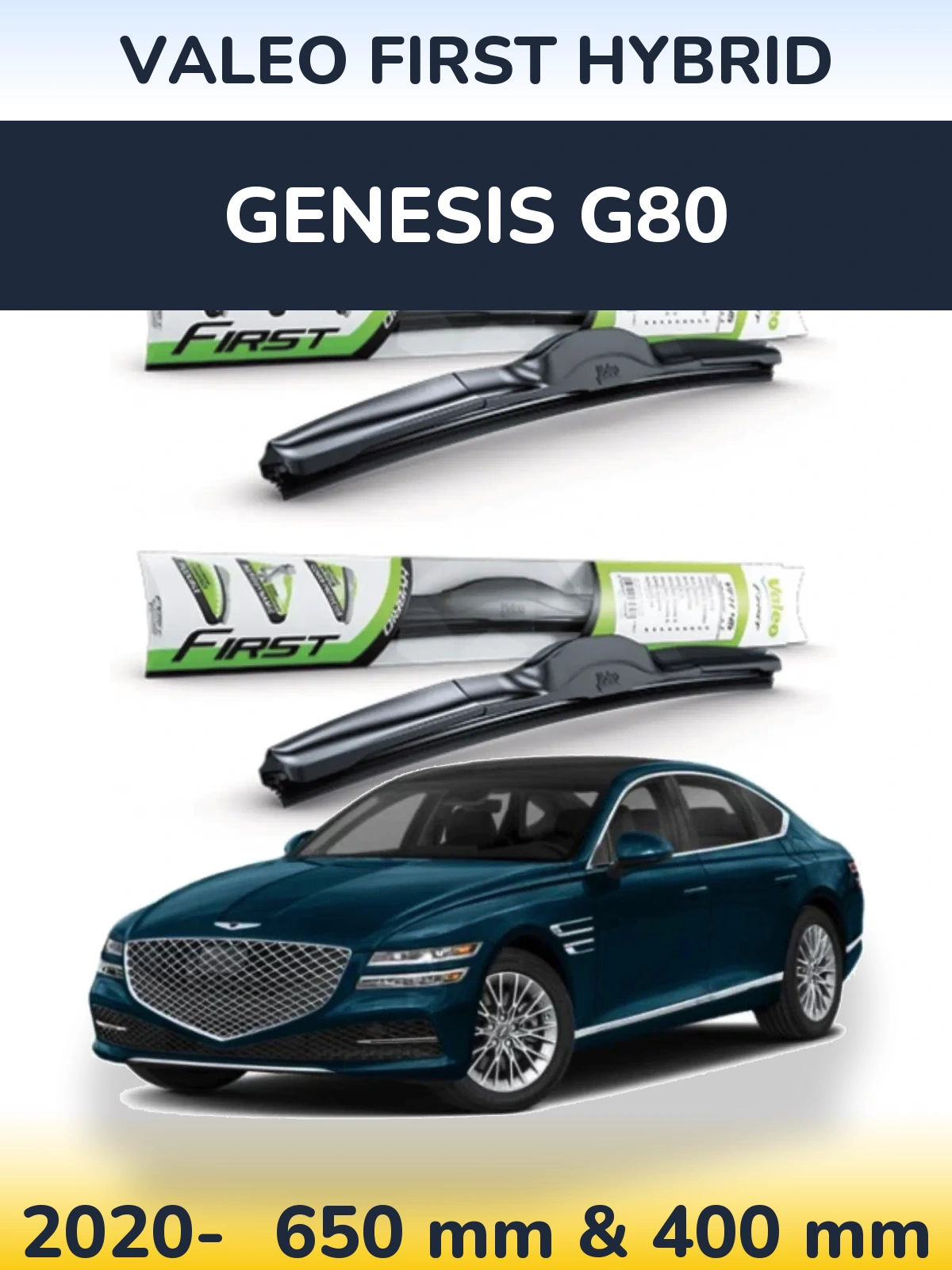 Torkarblad Valeo First Hybrid för Genesis G80