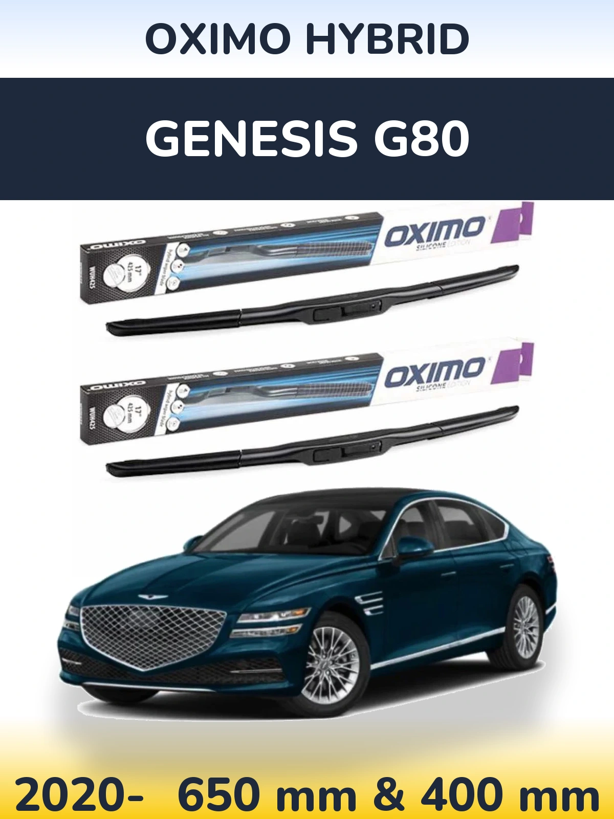 Torkarblad Oximo Hybrid för Genesis G80