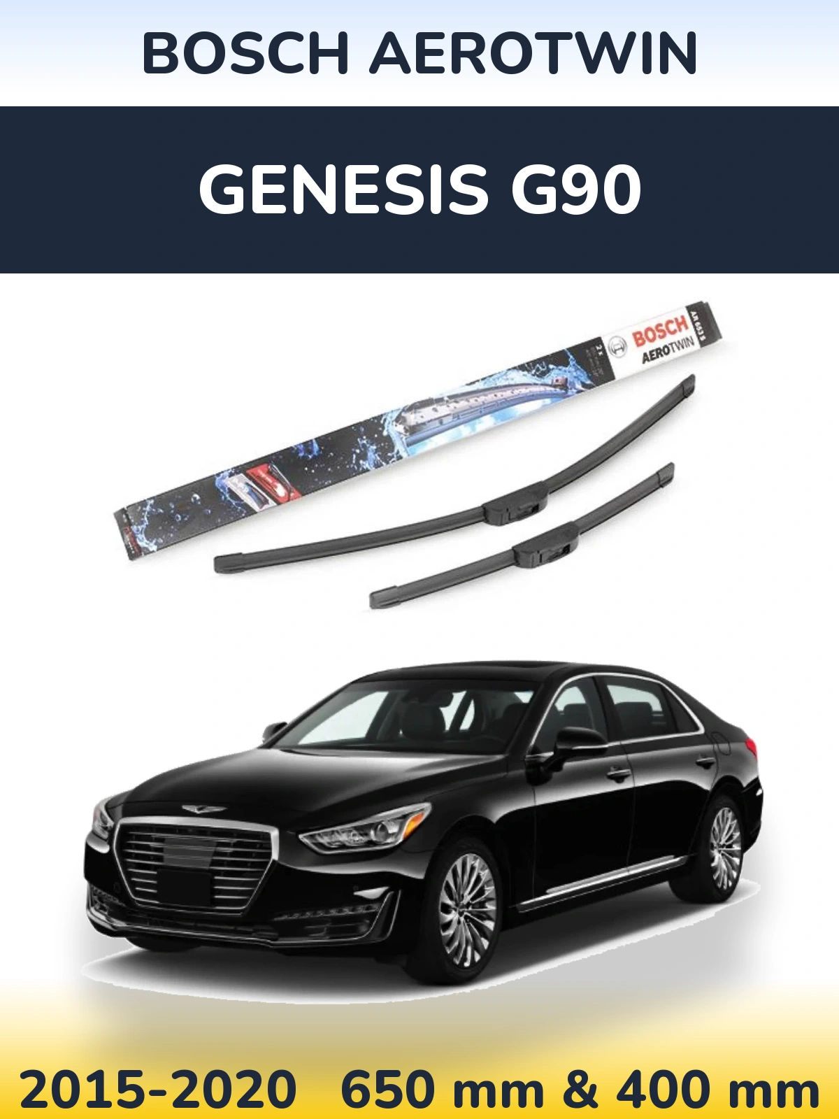 Torkarblad BOSCH AeroTwin för Genesis G90
