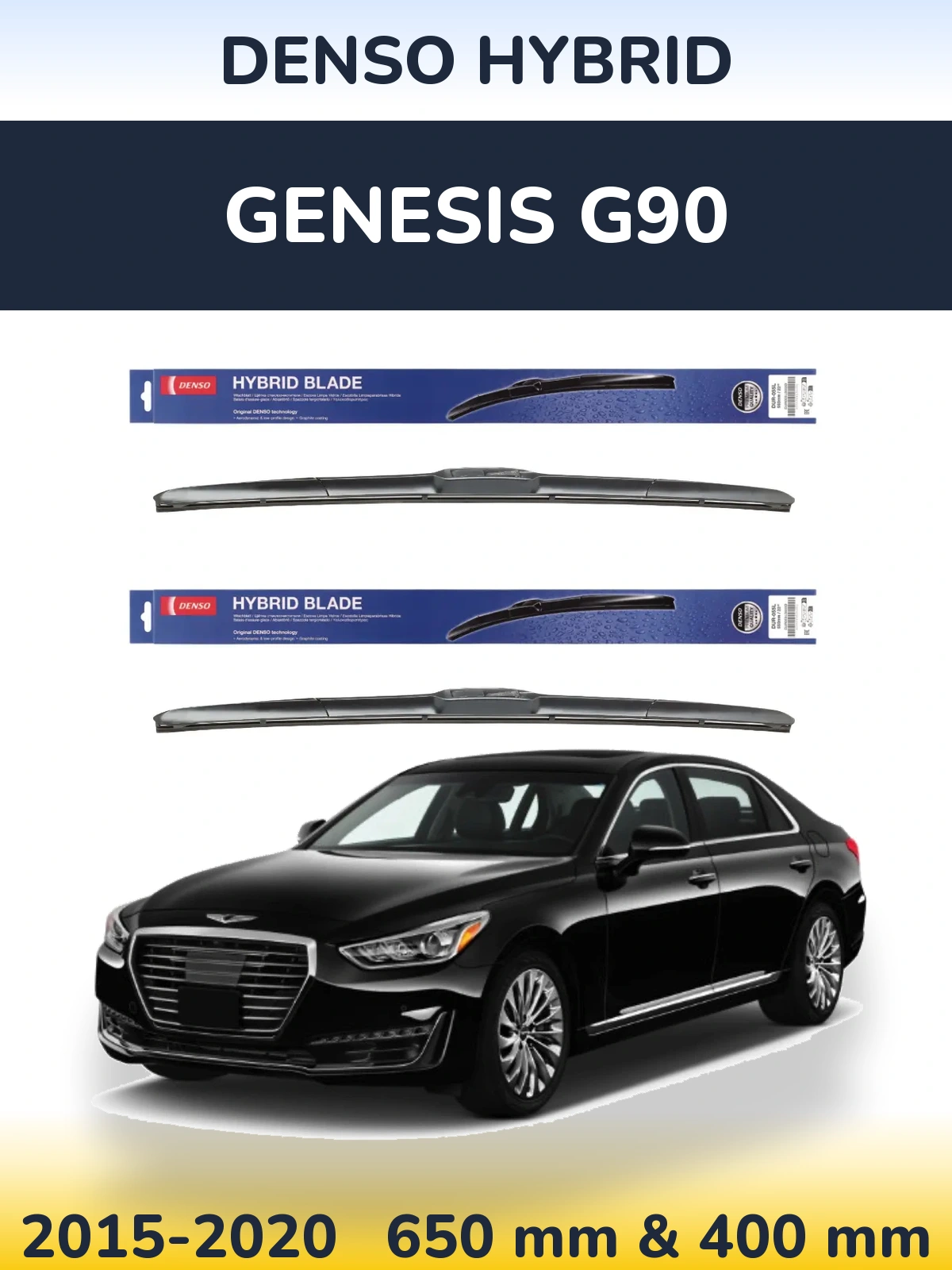 Torkarblad Denso Hybrid för Genesis G90