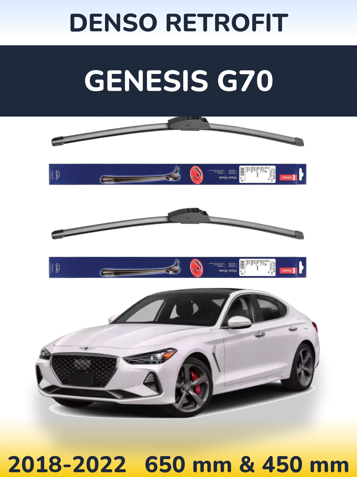 Torkarblad Denso Retrofit för Genesis G70
