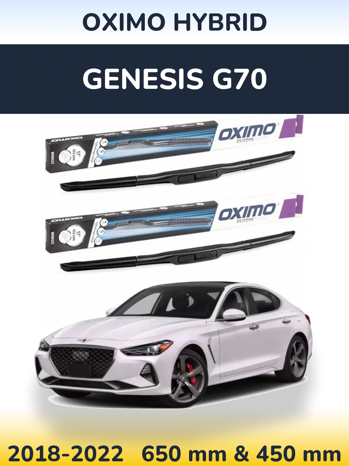 Torkarblad Oximo Hybrid för Genesis G70
