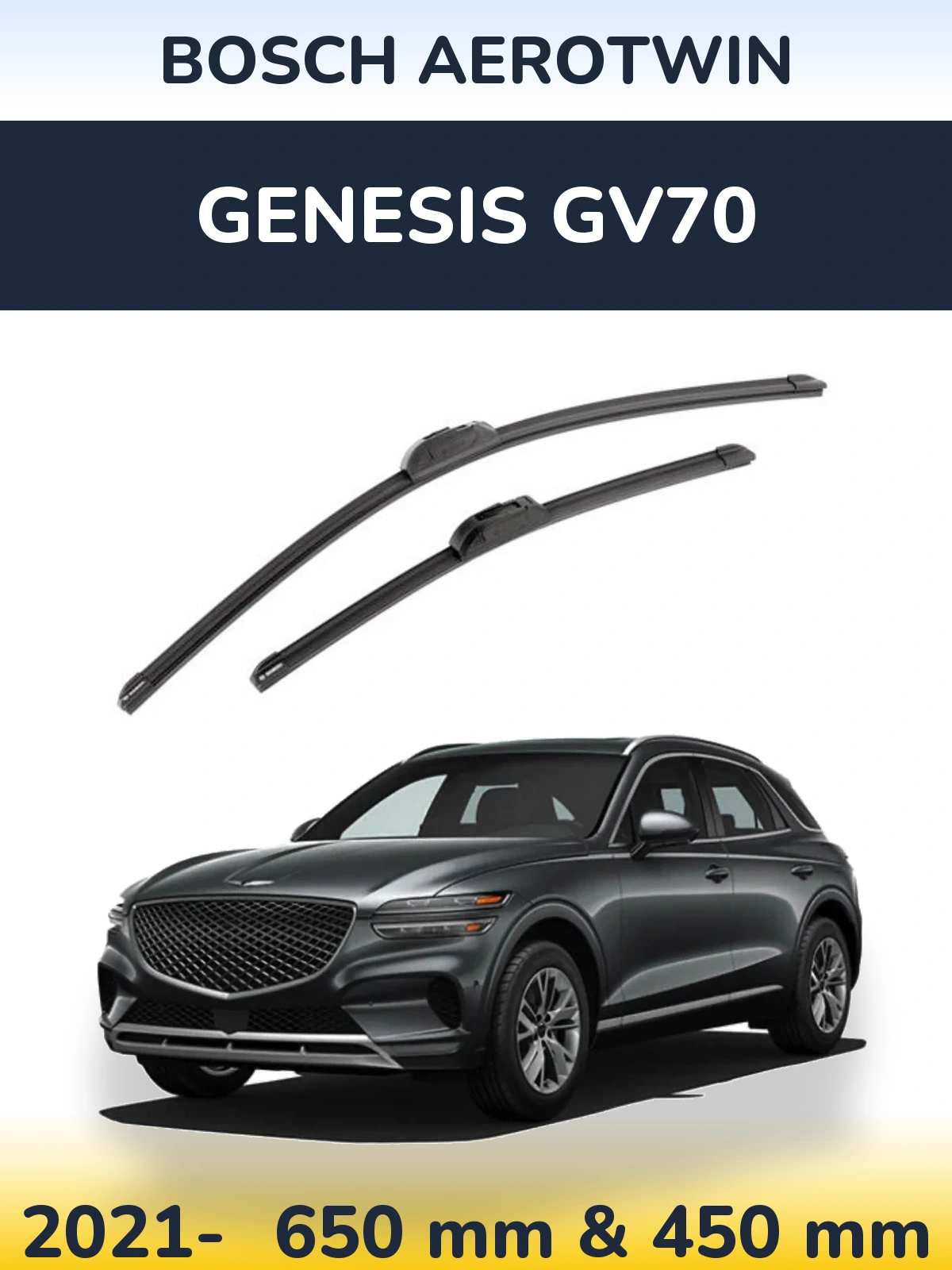 Torkarblad BOSCH AeroTwin för Genesis GV70