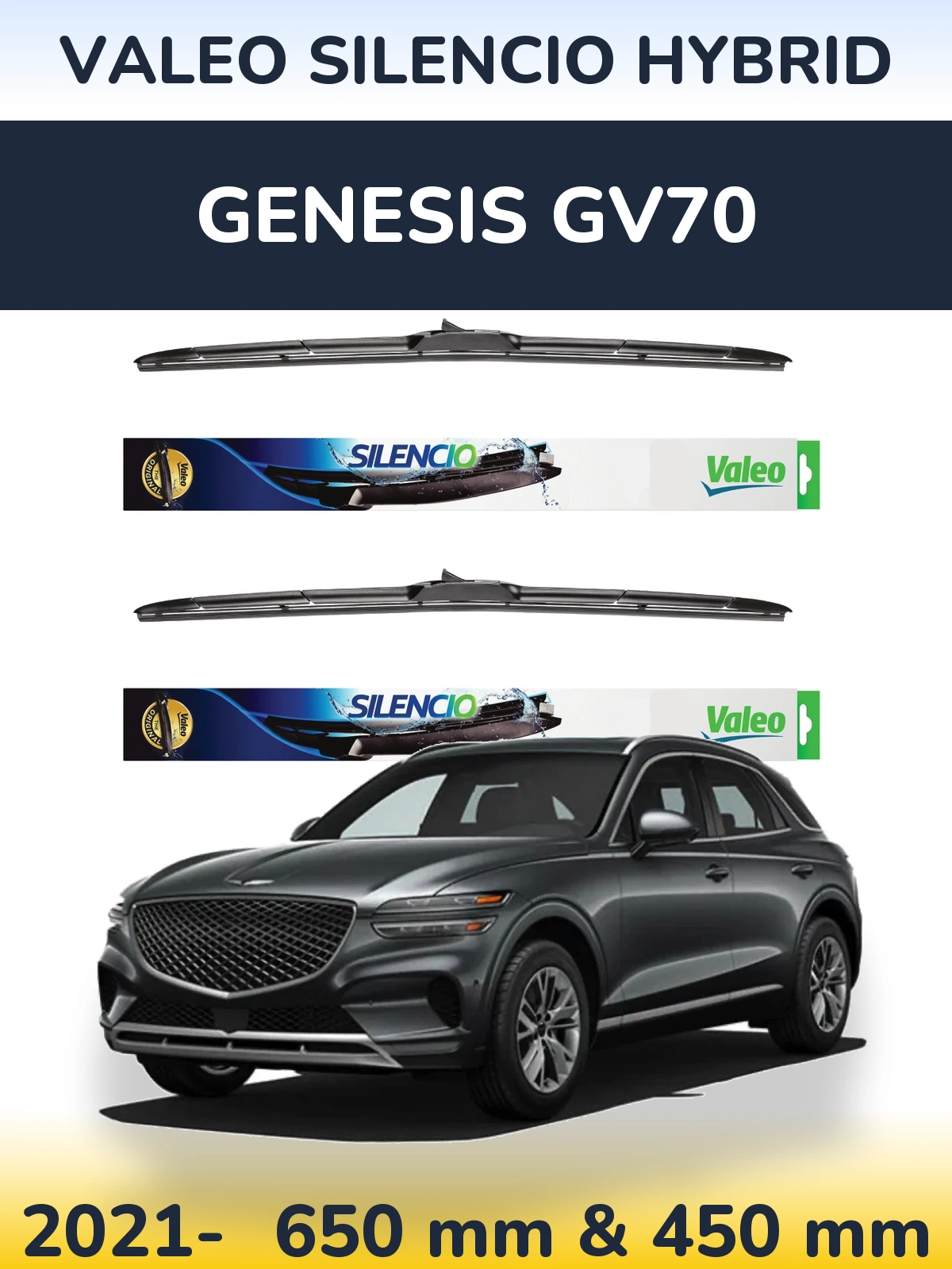 Torkarblad Valeo Silencio Hybrid för Genesis GV70