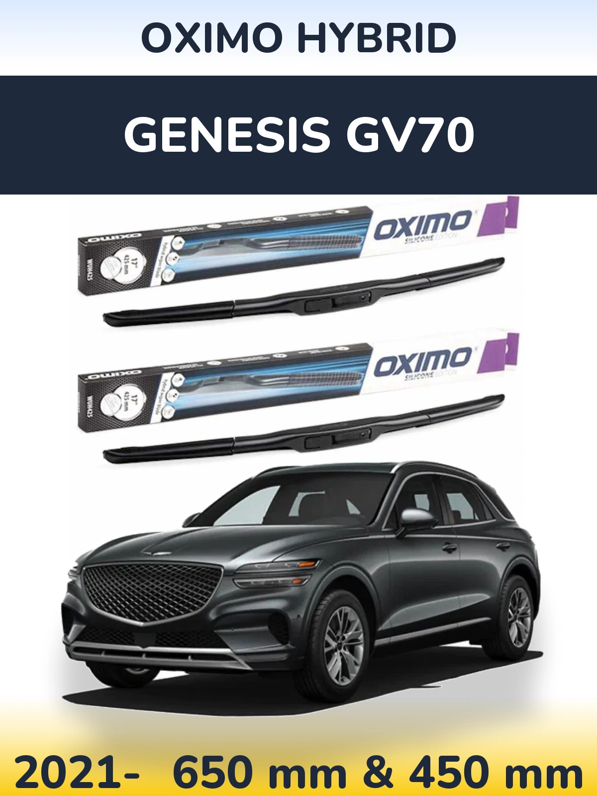 Torkarblad Oximo Hybrid för Genesis GV70