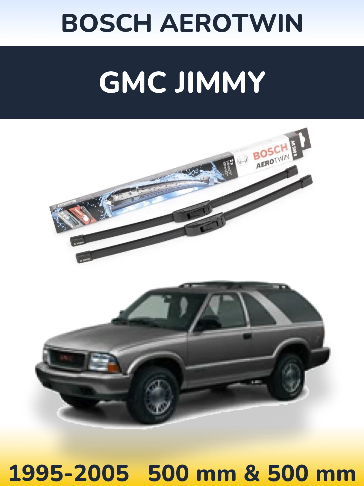 Torkarblad BOSCH AeroTwin för GMC Jimmy