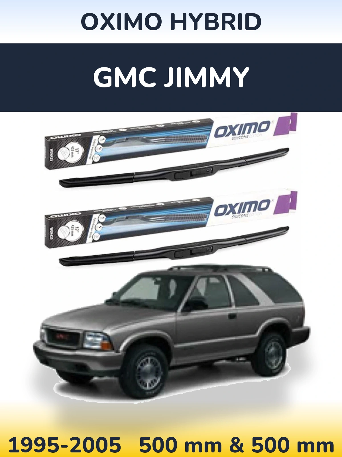 Torkarblad Oximo Hybrid för GMC Jimmy