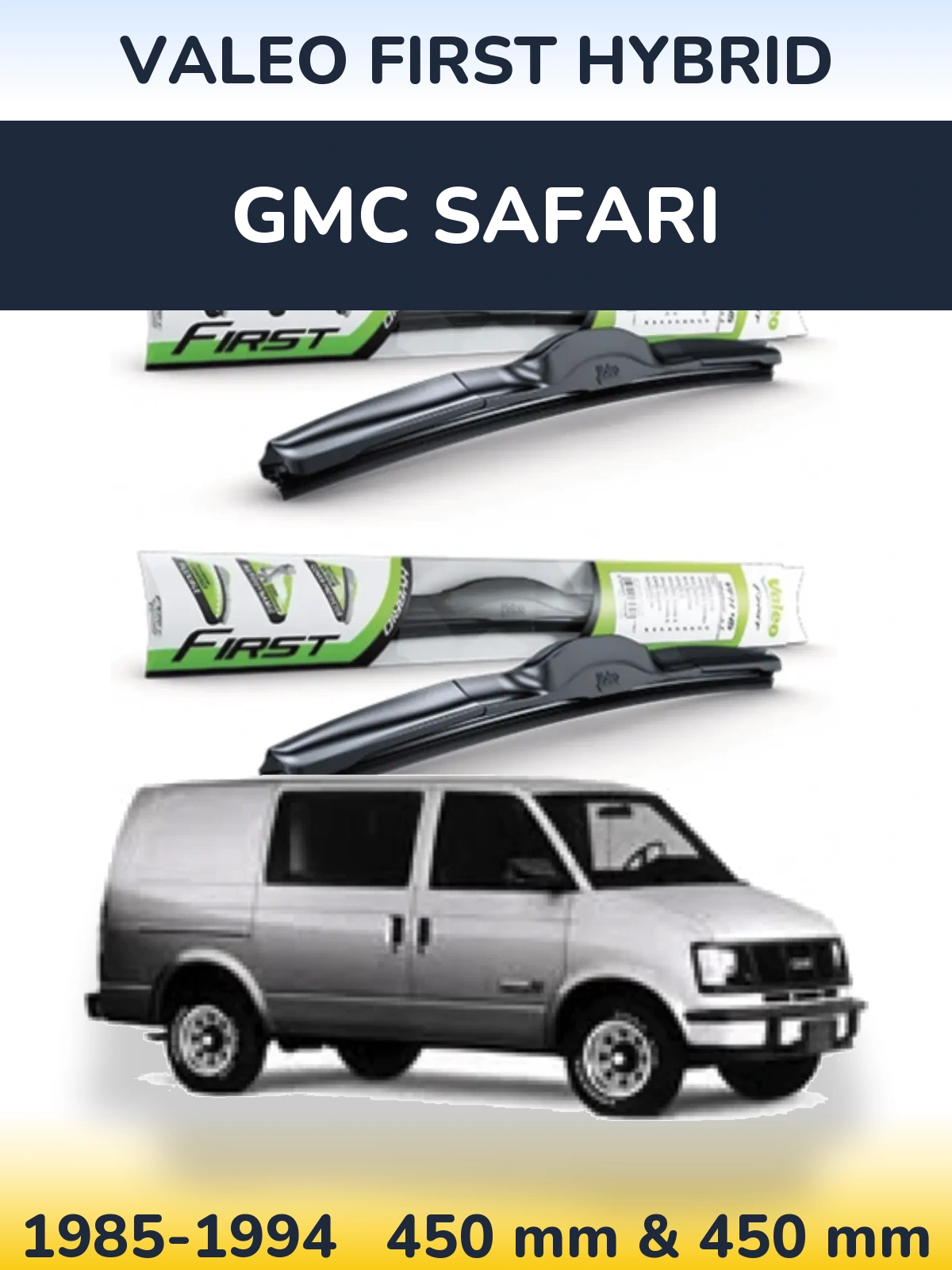 Torkarblad Valeo First Hybrid för GMC Safari