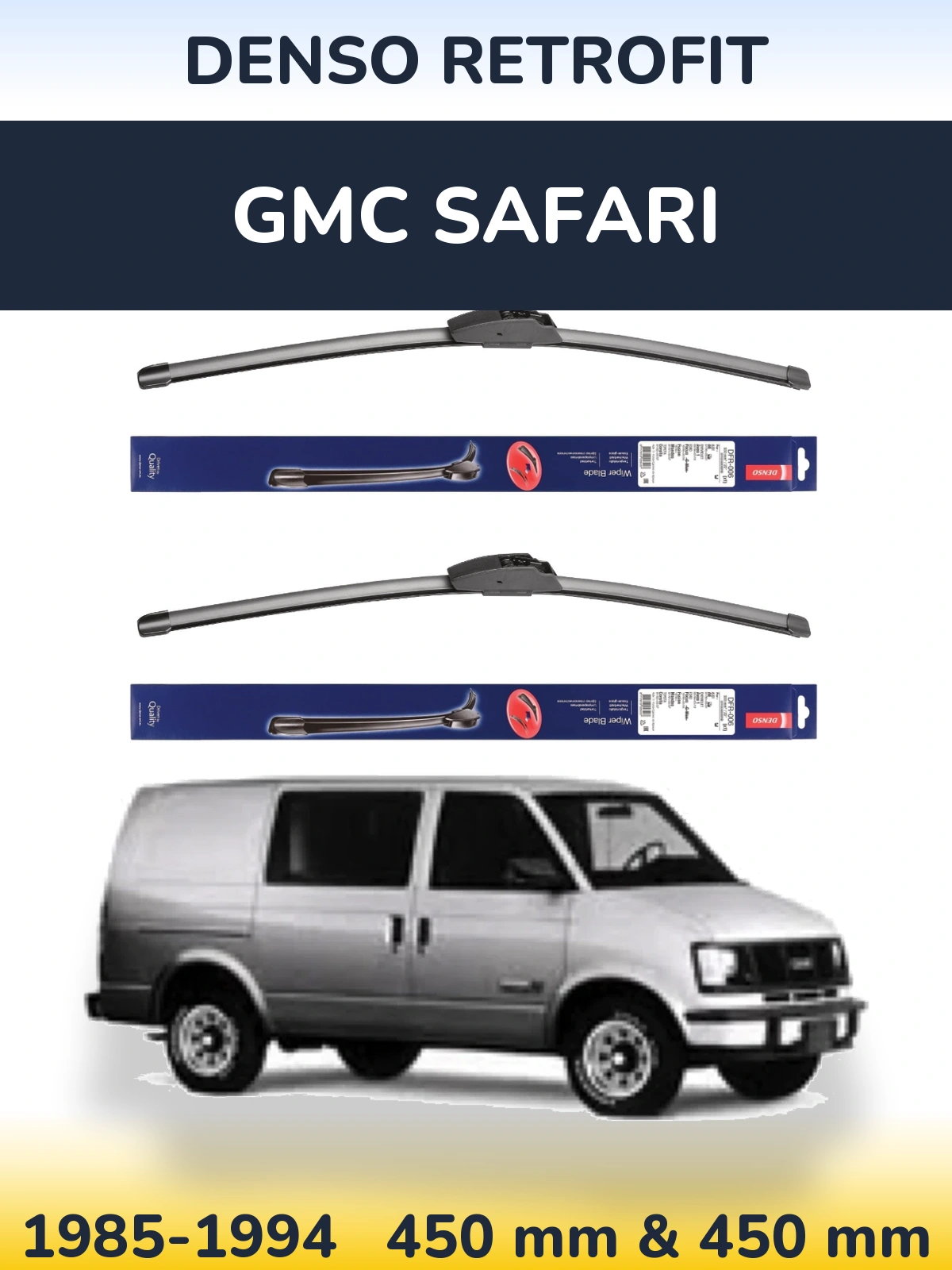 Torkarblad Denso Retrofit för GMC Safari