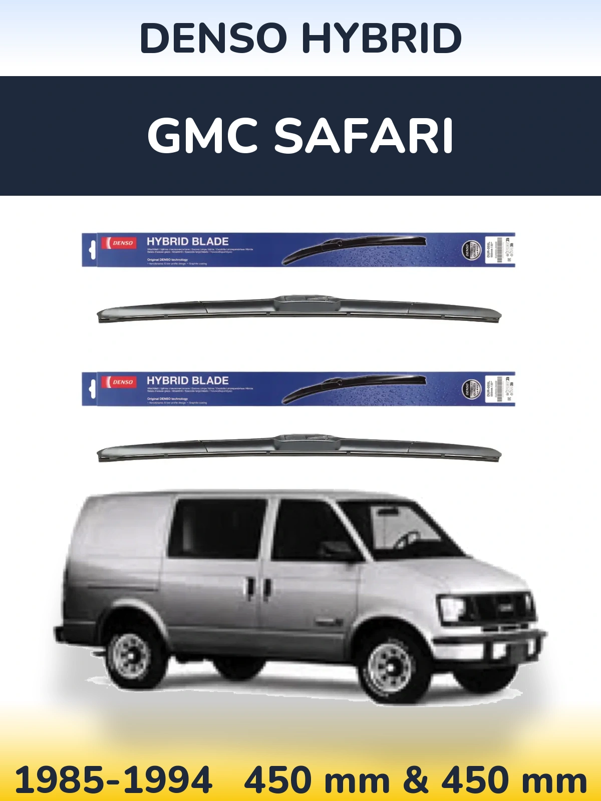 Torkarblad Denso Hybrid för GMC Safari