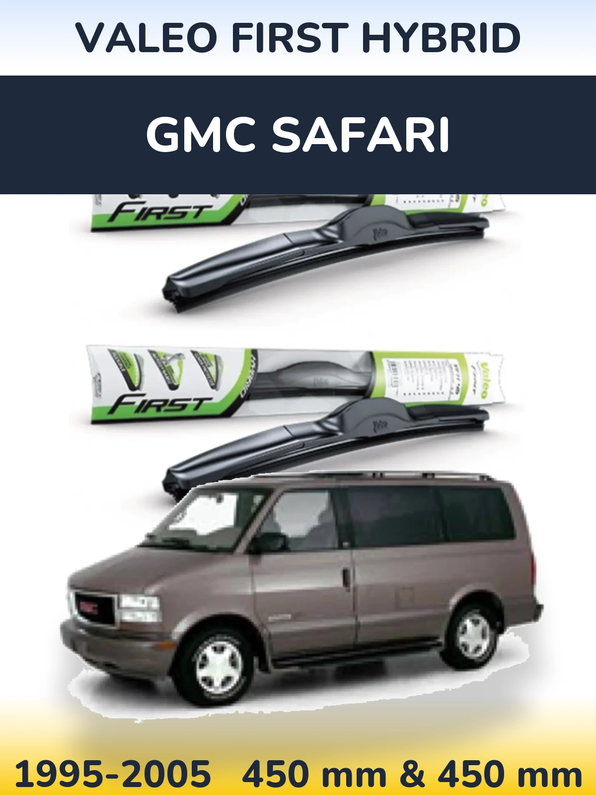 Torkarblad Valeo First Hybrid för GMC Safari