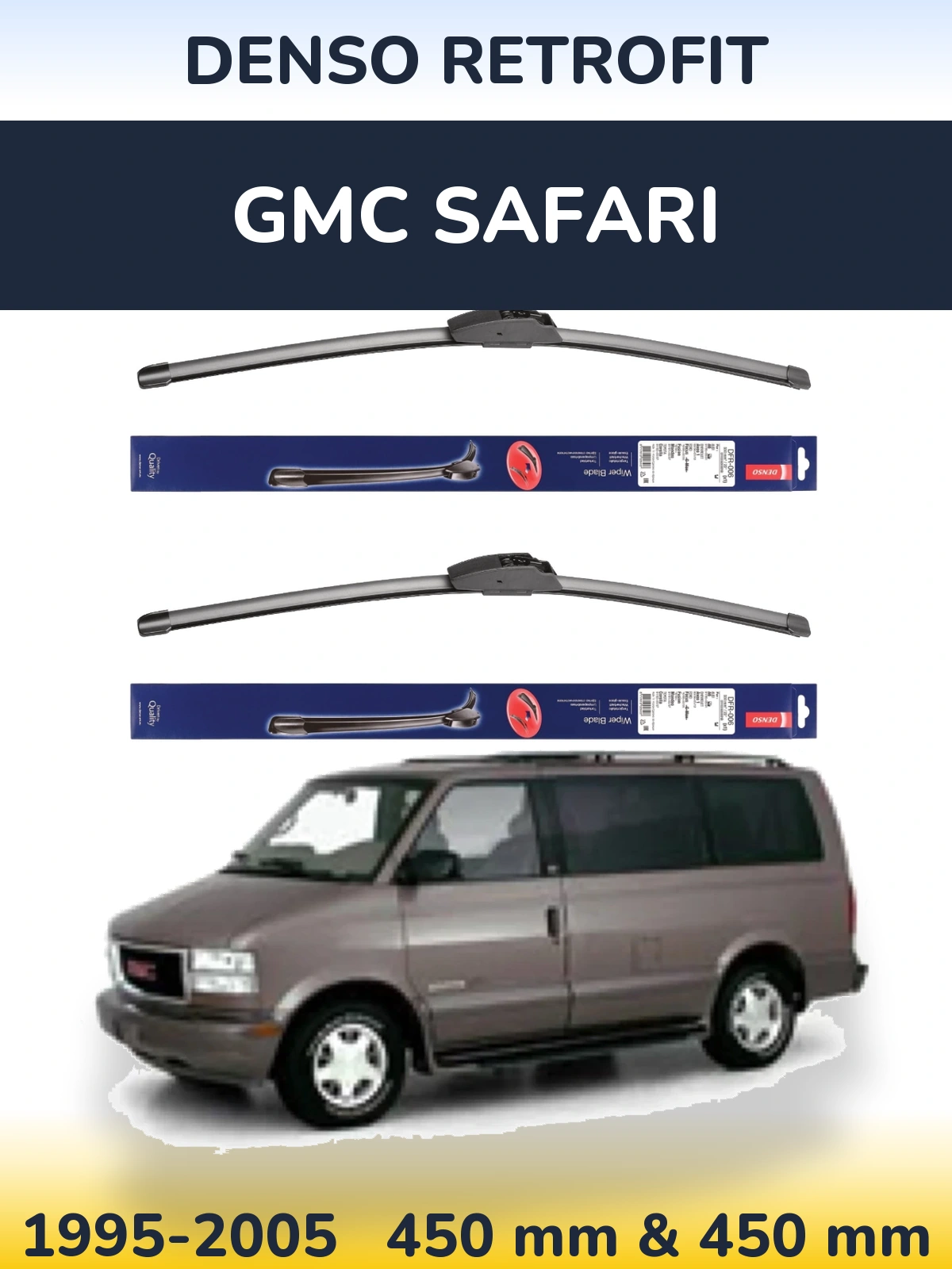 Torkarblad Denso Retrofit för GMC Safari