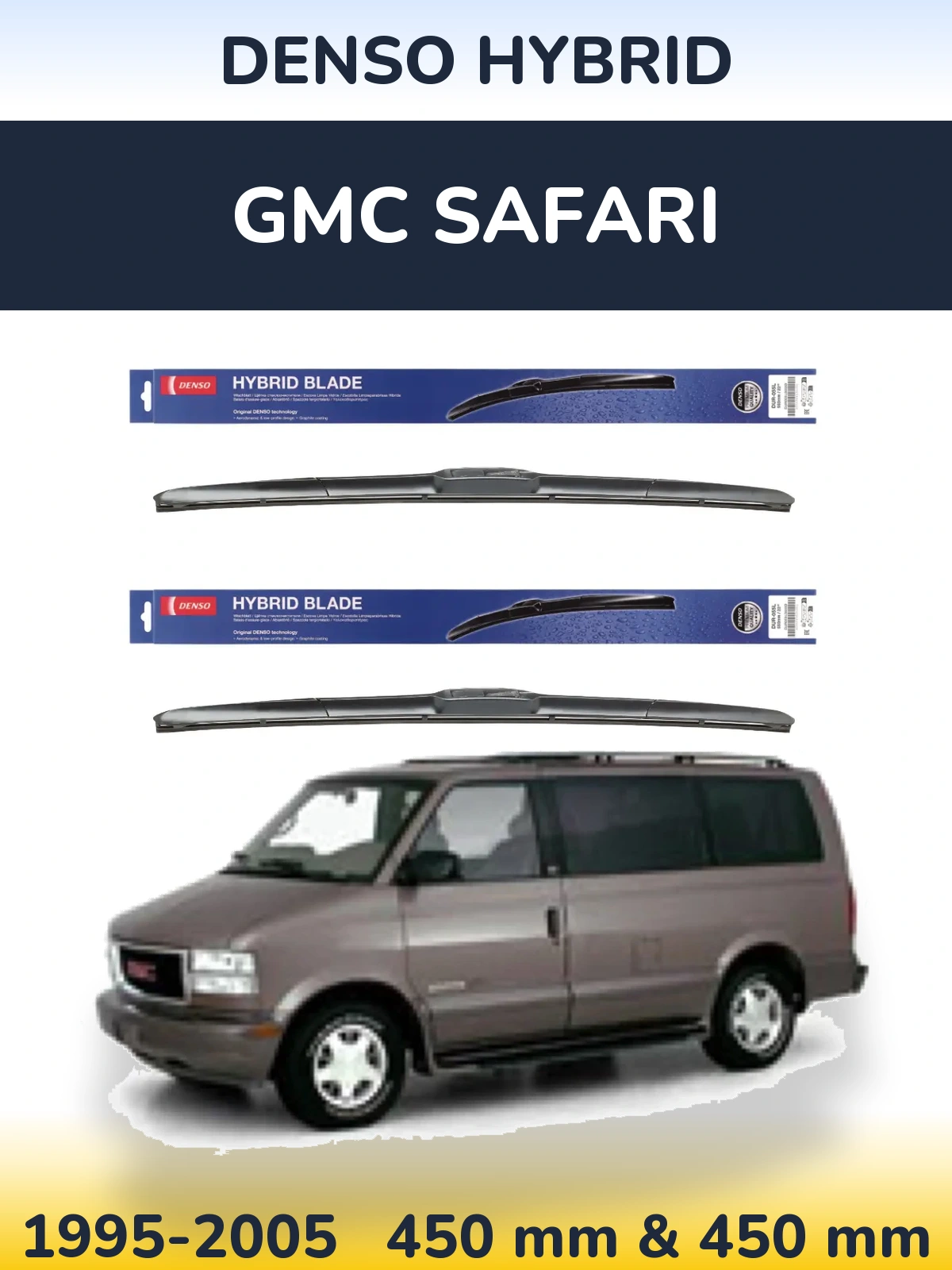 Torkarblad Denso Hybrid för GMC Safari