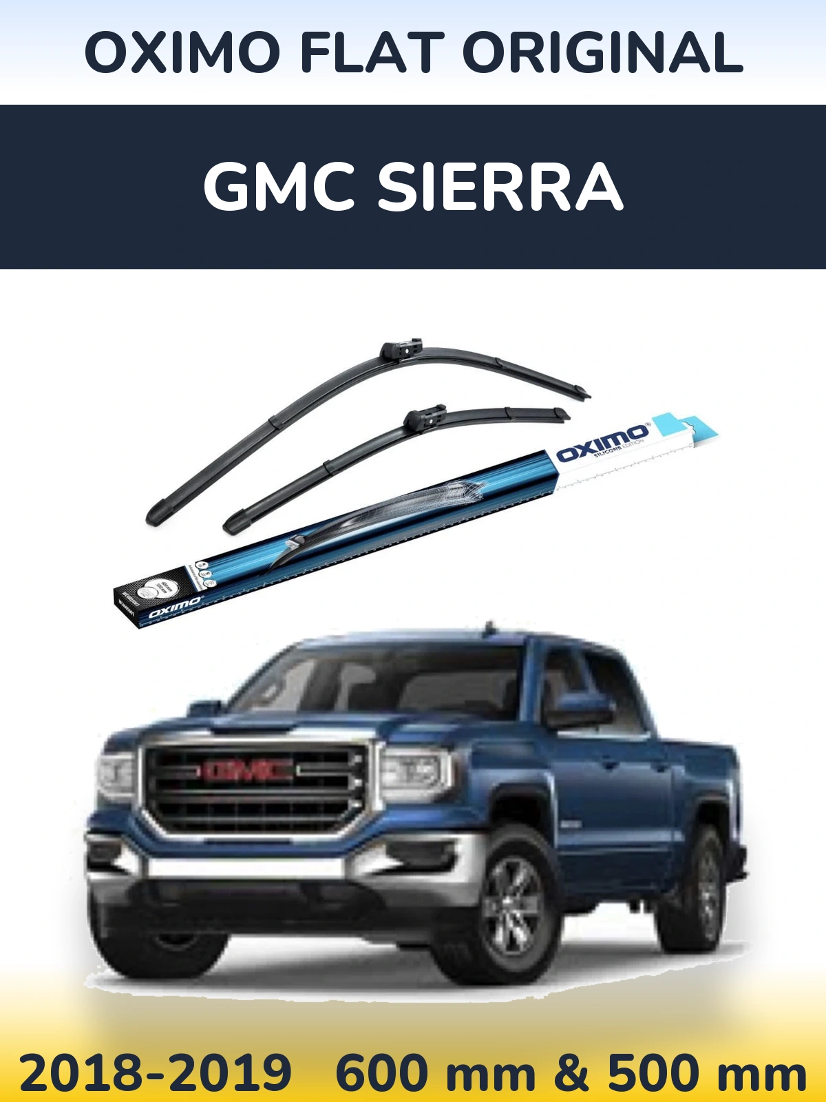 Torkarblad Oximo Flat Original för GMC Sierra