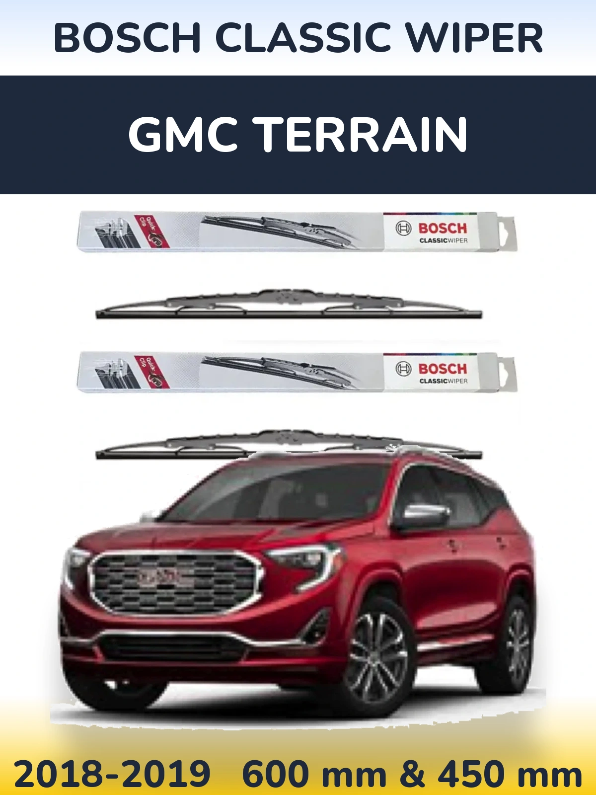 Torkarblad BOSCH Classic Wiper för GMC Terrain