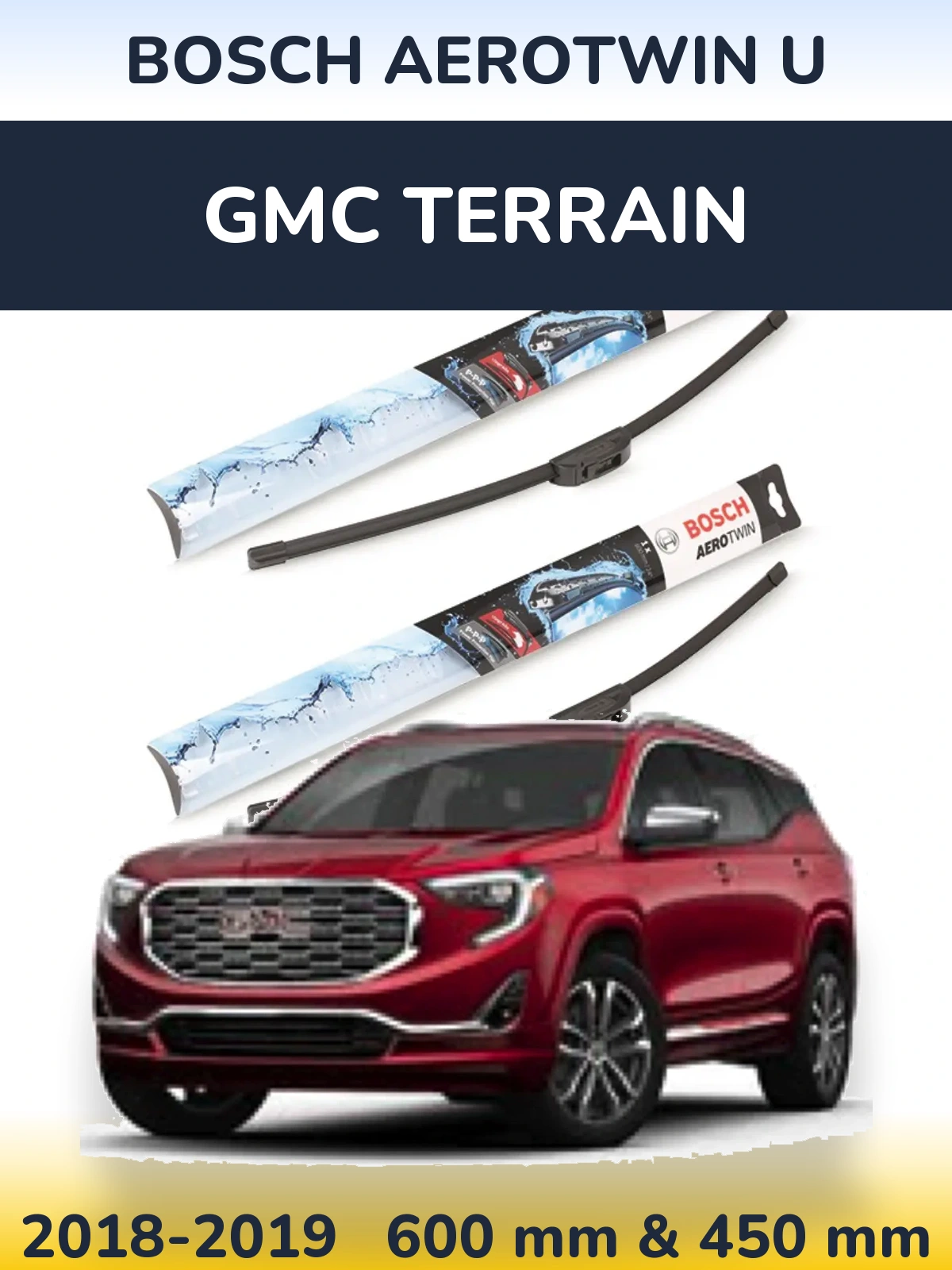Torkarblad BOSCH AeroTwin U för GMC Terrain