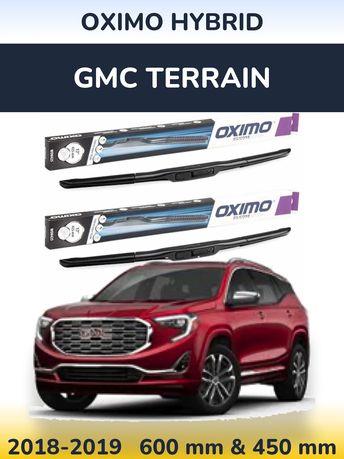 Torkarblad Oximo Hybrid för GMC Terrain