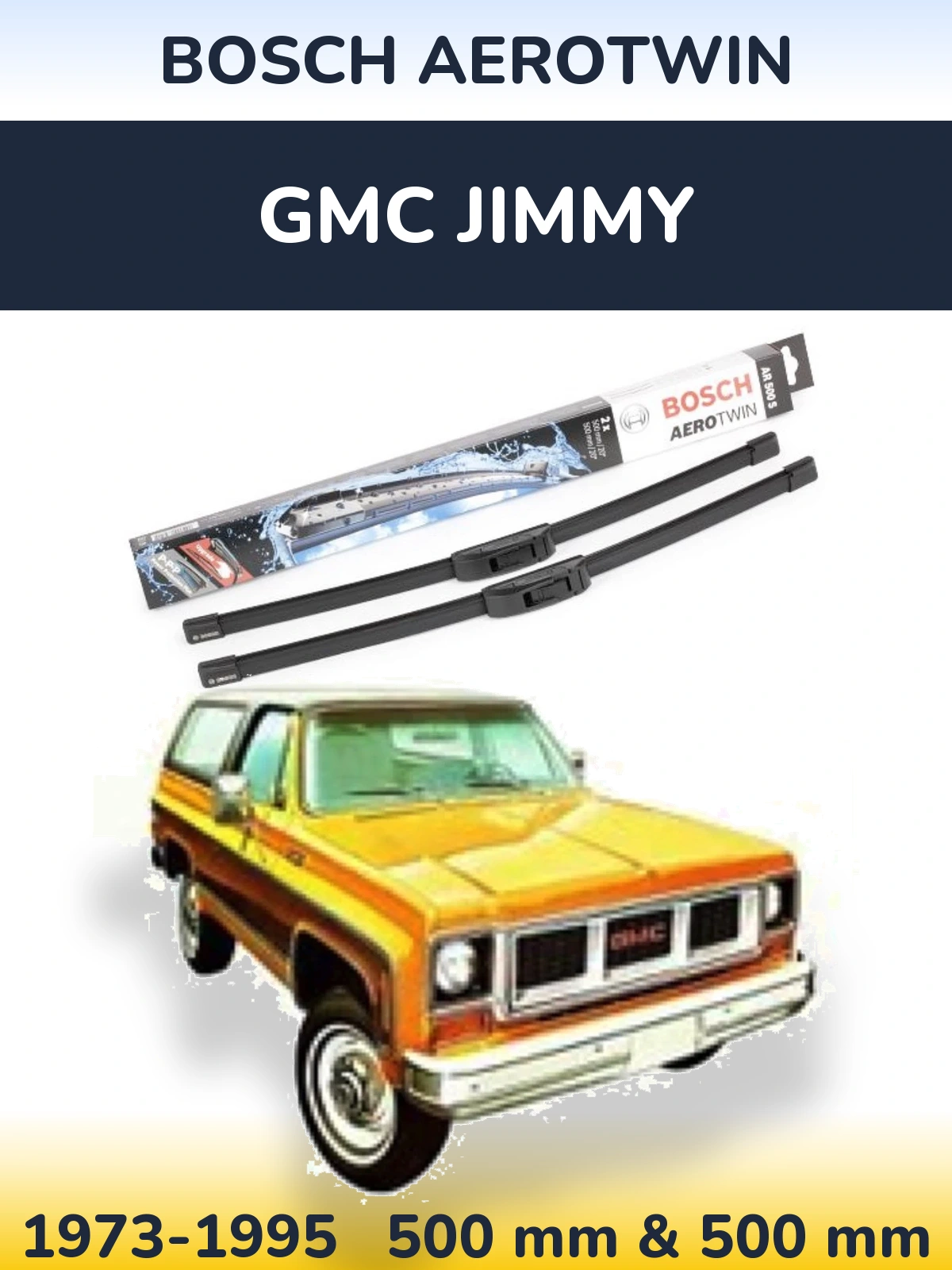Torkarblad BOSCH AeroTwin för GMC Jimmy