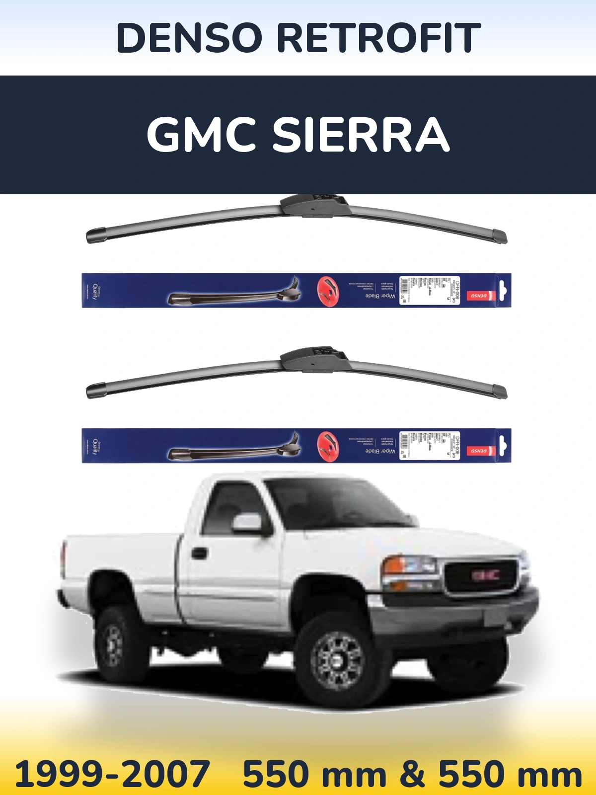Torkarblad Denso Retrofit för GMC Sierra