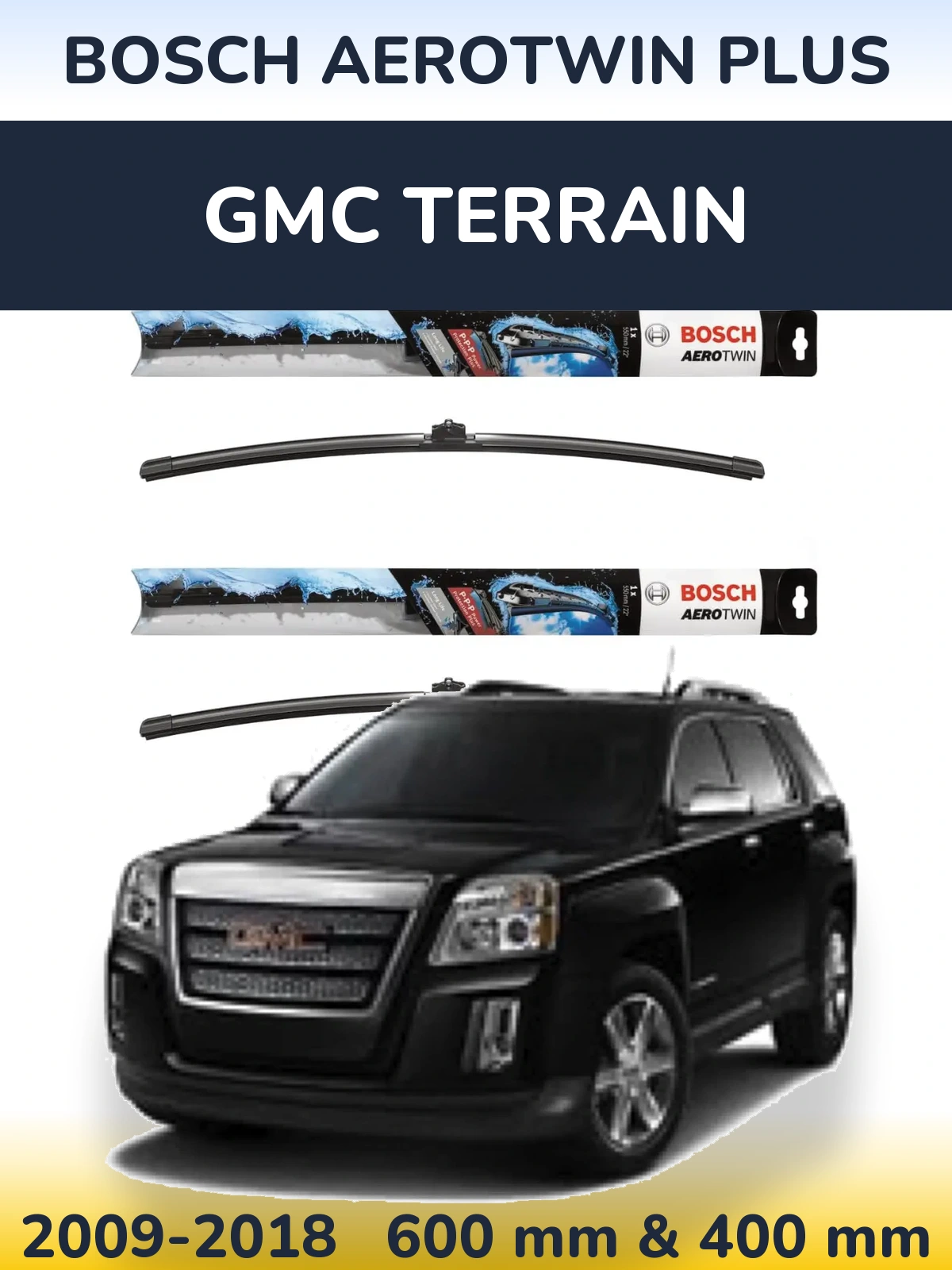 Torkarblad BOSCH AeroTwin Plus för GMC Terrain