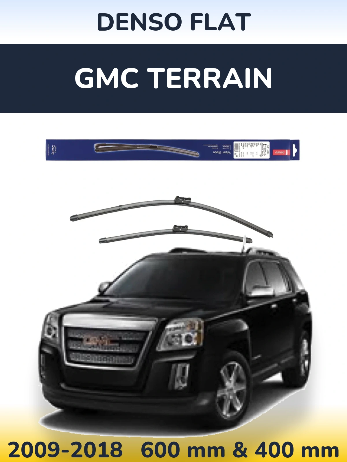Torkarblad Denso Flat för GMC Terrain