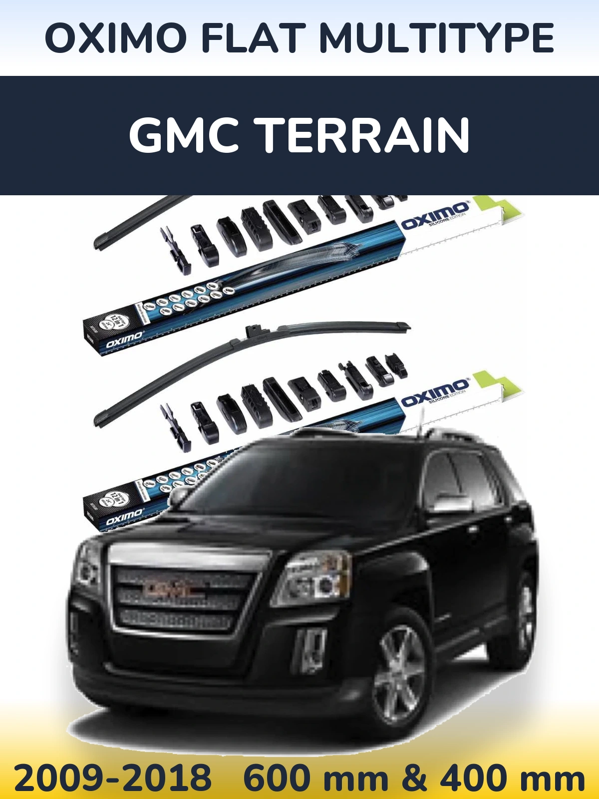 Torkarblad Oximo Flat MultiType för GMC Terrain