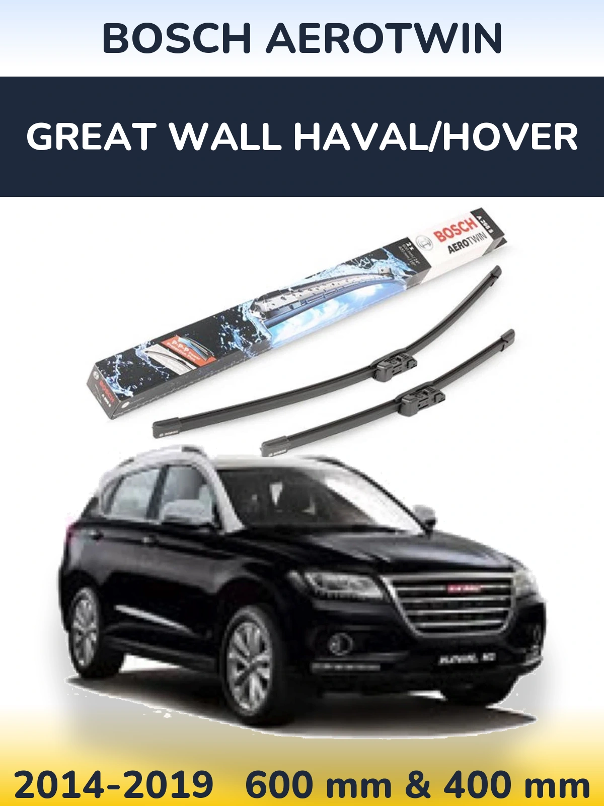 Torkarblad BOSCH AeroTwin för Great Wall Haval/Hover