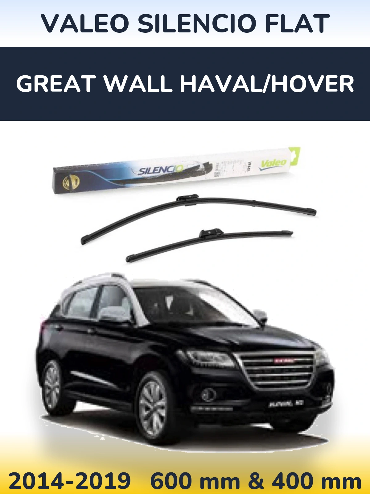 Torkarblad Valeo Silencio Flat för Great Wall Haval/Hover