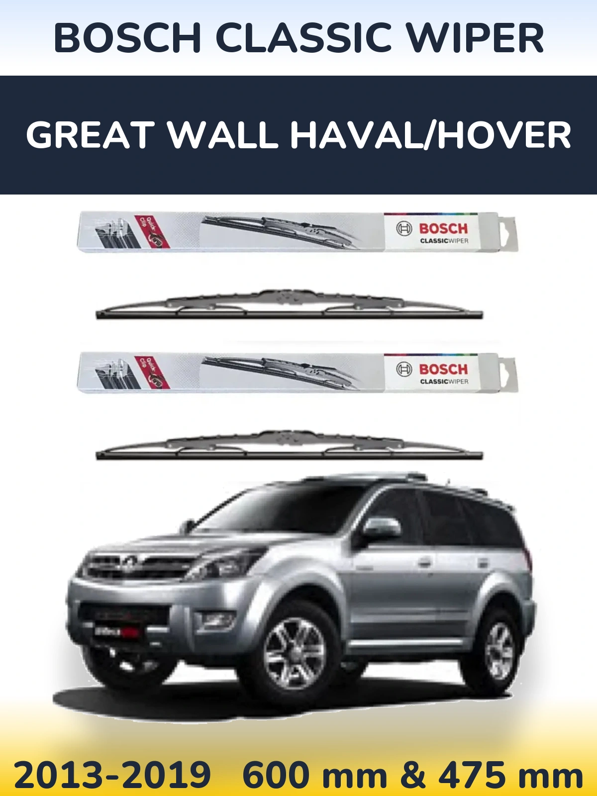 Torkarblad BOSCH Classic Wiper för Great Wall Haval/Hover