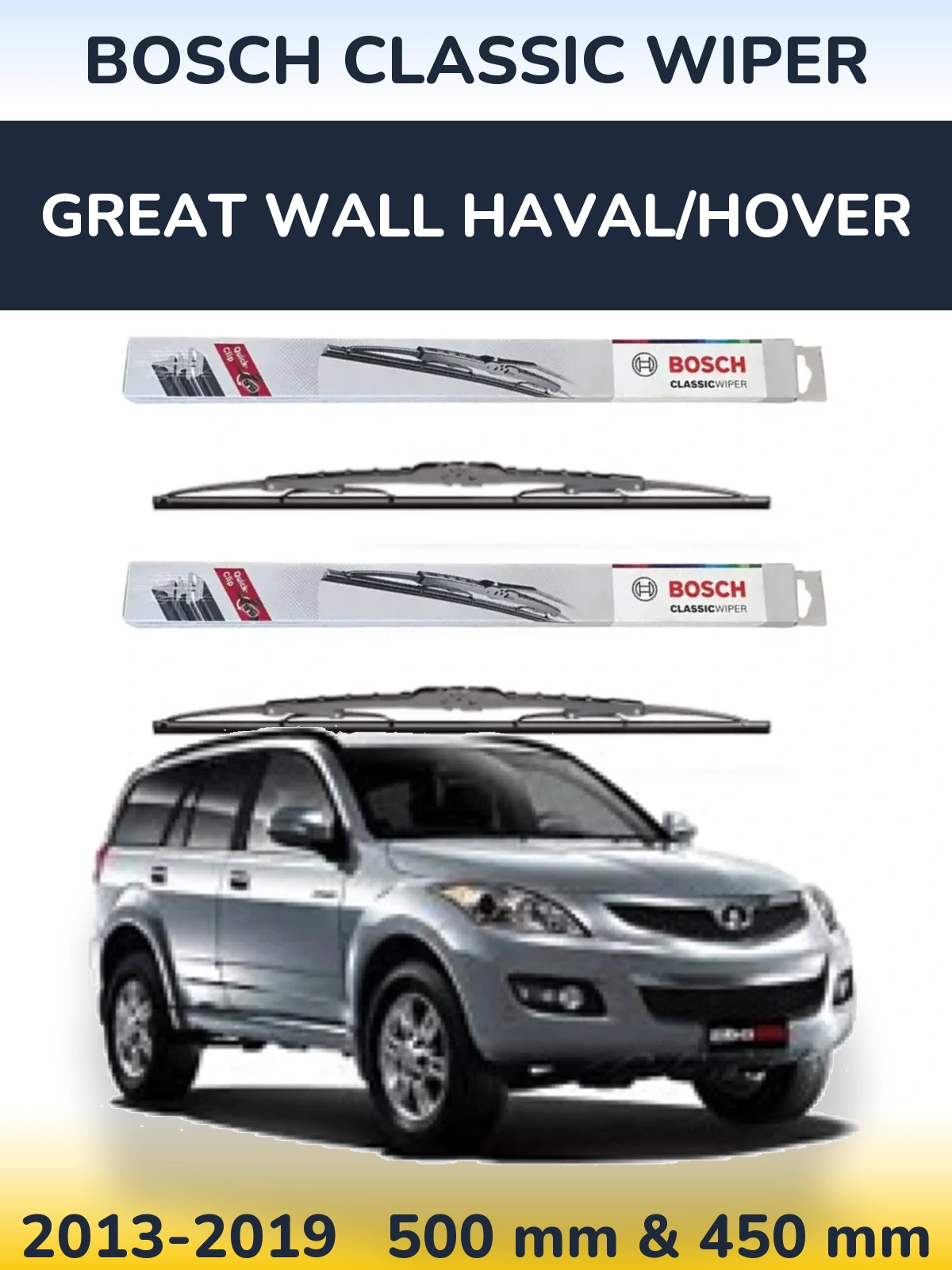 Torkarblad BOSCH Classic Wiper för Great Wall Haval/Hover