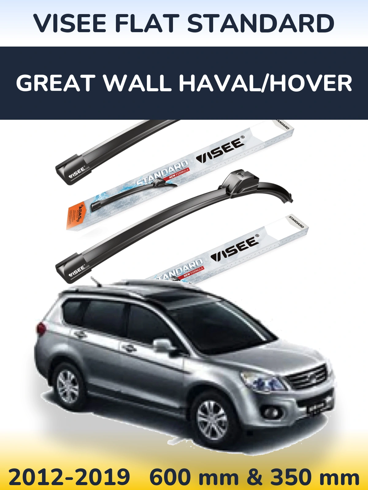 Torkarblad VISEE FLAT STANDARD för Great Wall Haval/Hover