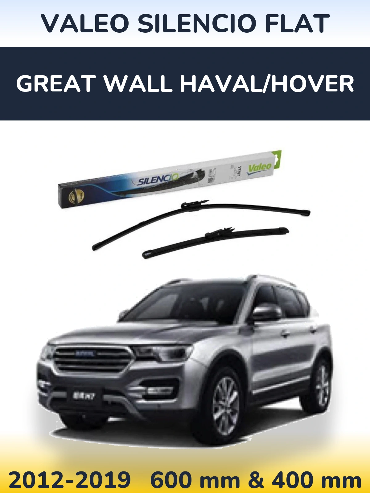 Torkarblad Valeo Silencio Flat för Great Wall Haval/Hover