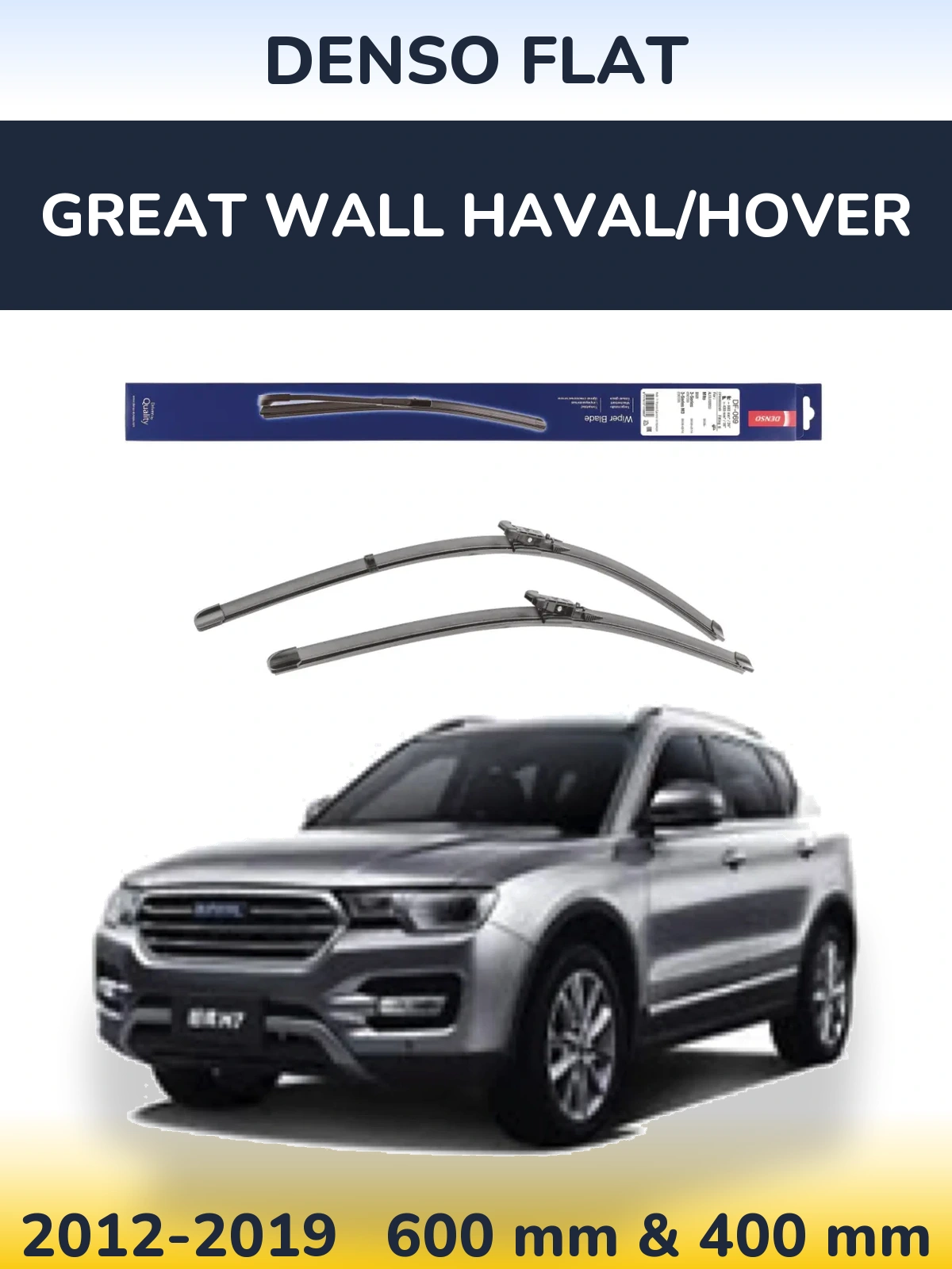 Torkarblad Denso Flat för Great Wall Haval/Hover