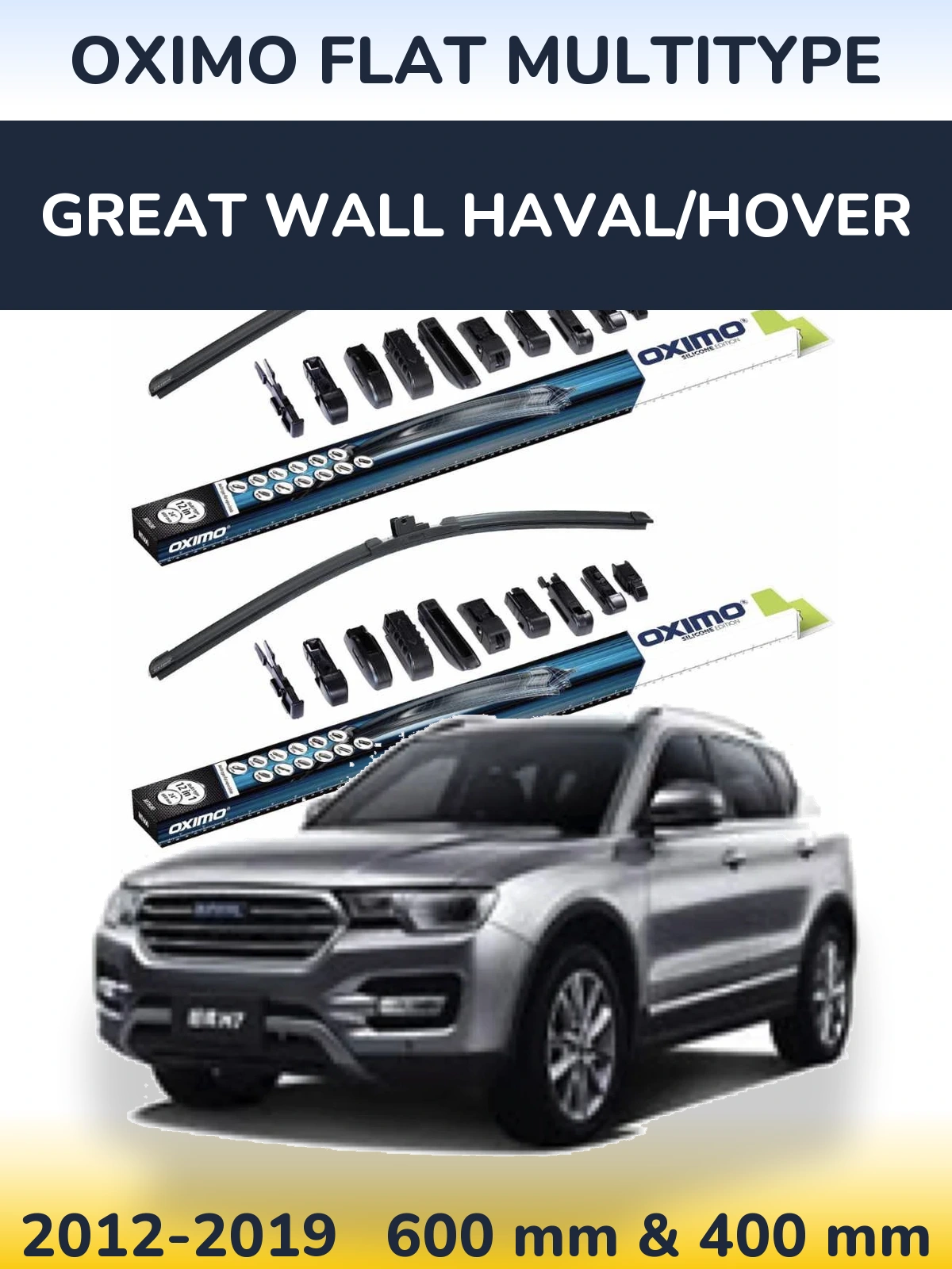 Torkarblad Oximo Flat MultiType för Great Wall Haval/Hover