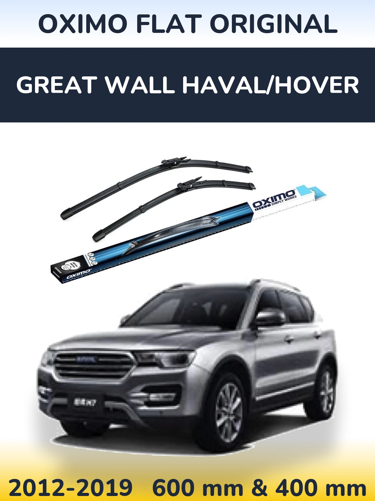 Torkarblad Oximo Flat Original för Great Wall Haval/Hover